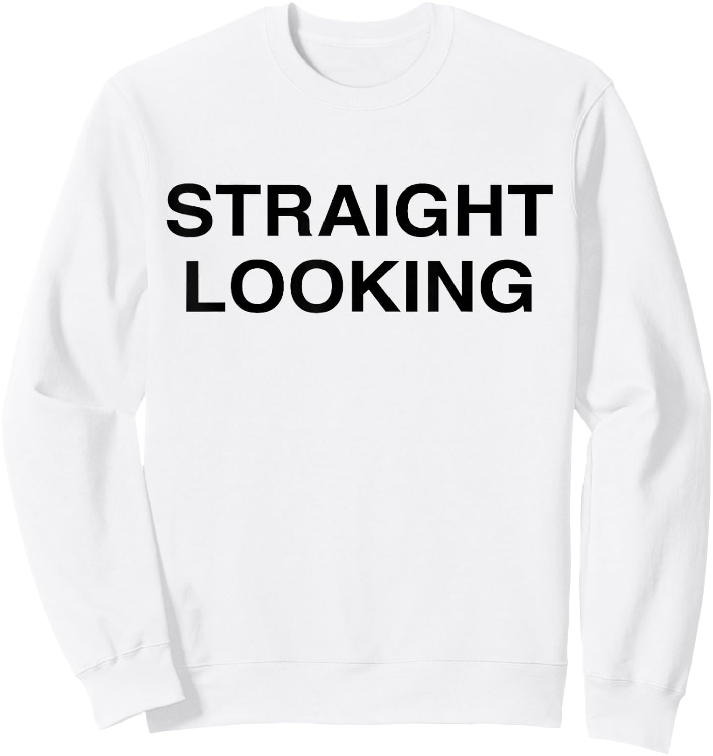 Straight Looking Sweatshirt - Sweatshirt | White