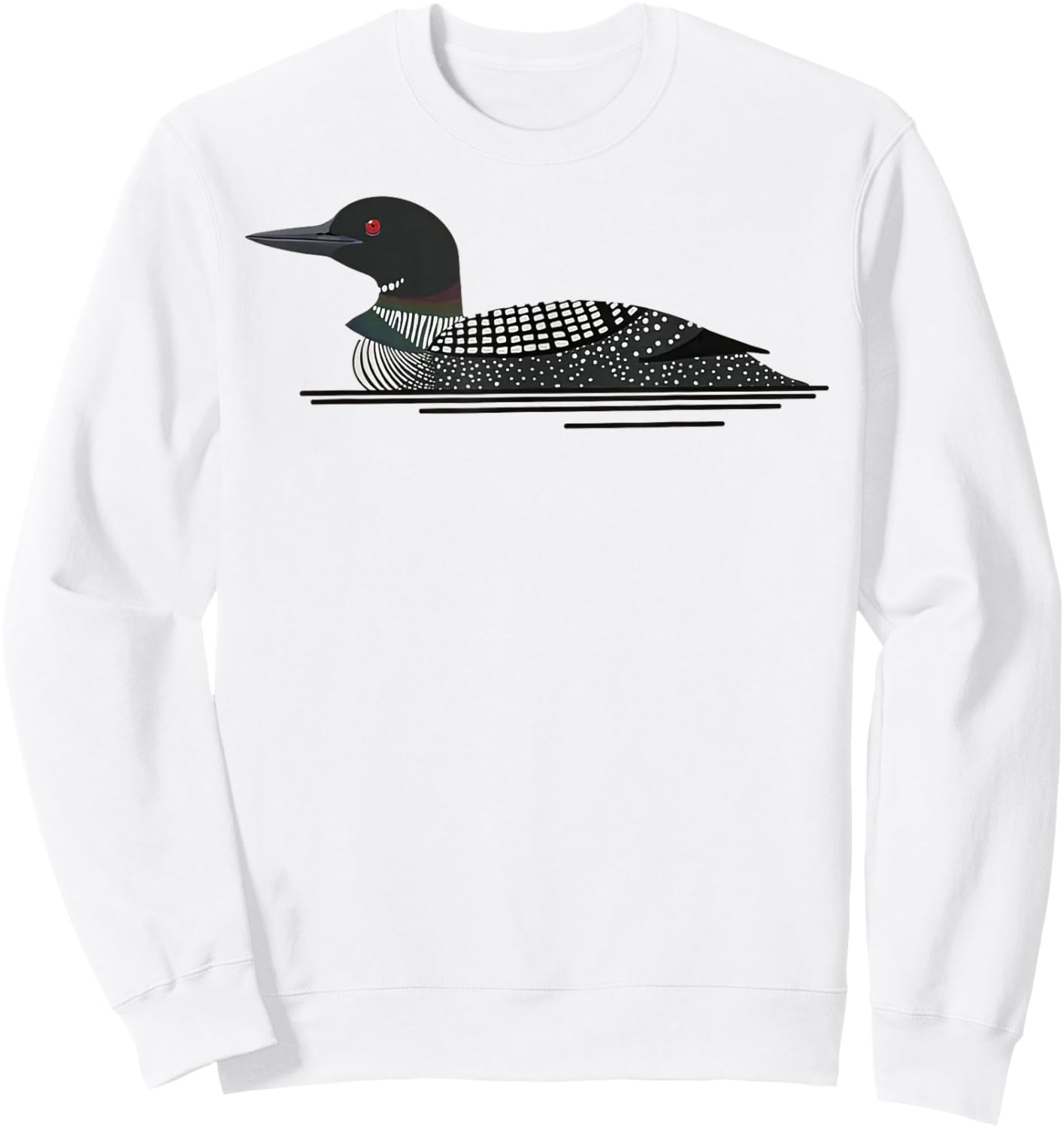 Common Loon Sweatshirt - Sweatshirt | White