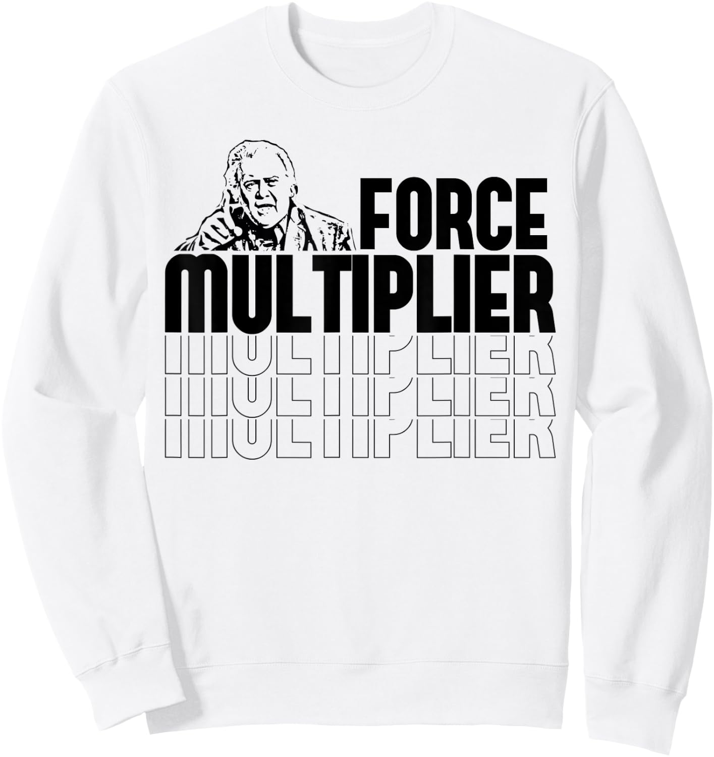 Bannon Force Multiplier Political Gift Sweatshirt - Sweatshirt | White