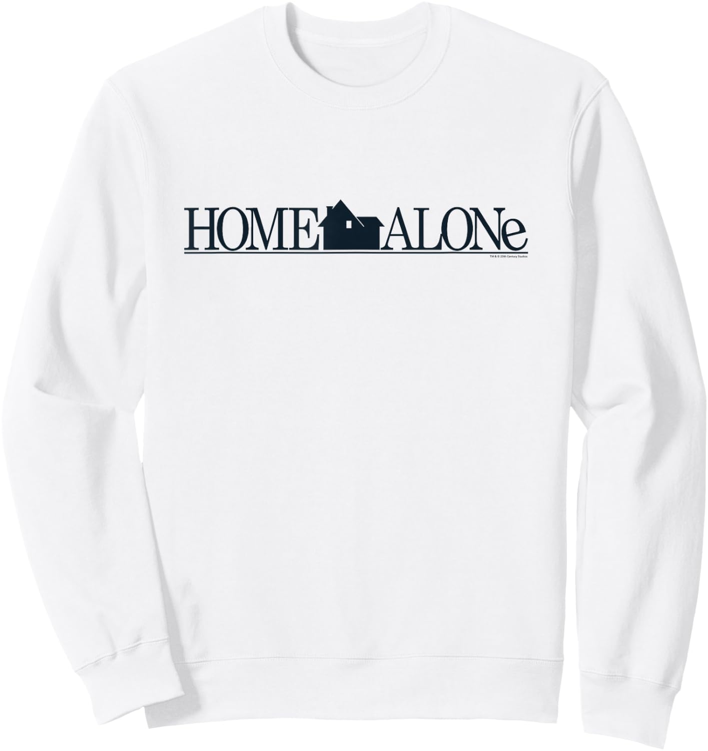 20th Century Studios Home Alone Official Movie Logo Sweatshirt - Sweatshirt | White