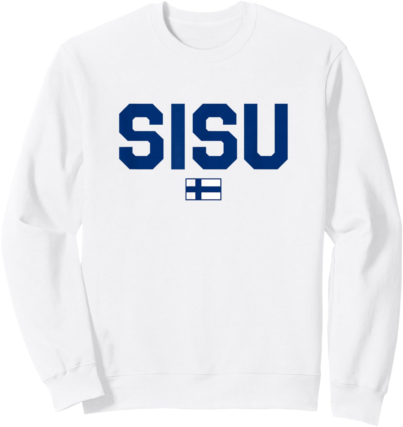 Sisu Finland gift Finnish funny Finland friend Sweatshirt - Sweatshirt | White