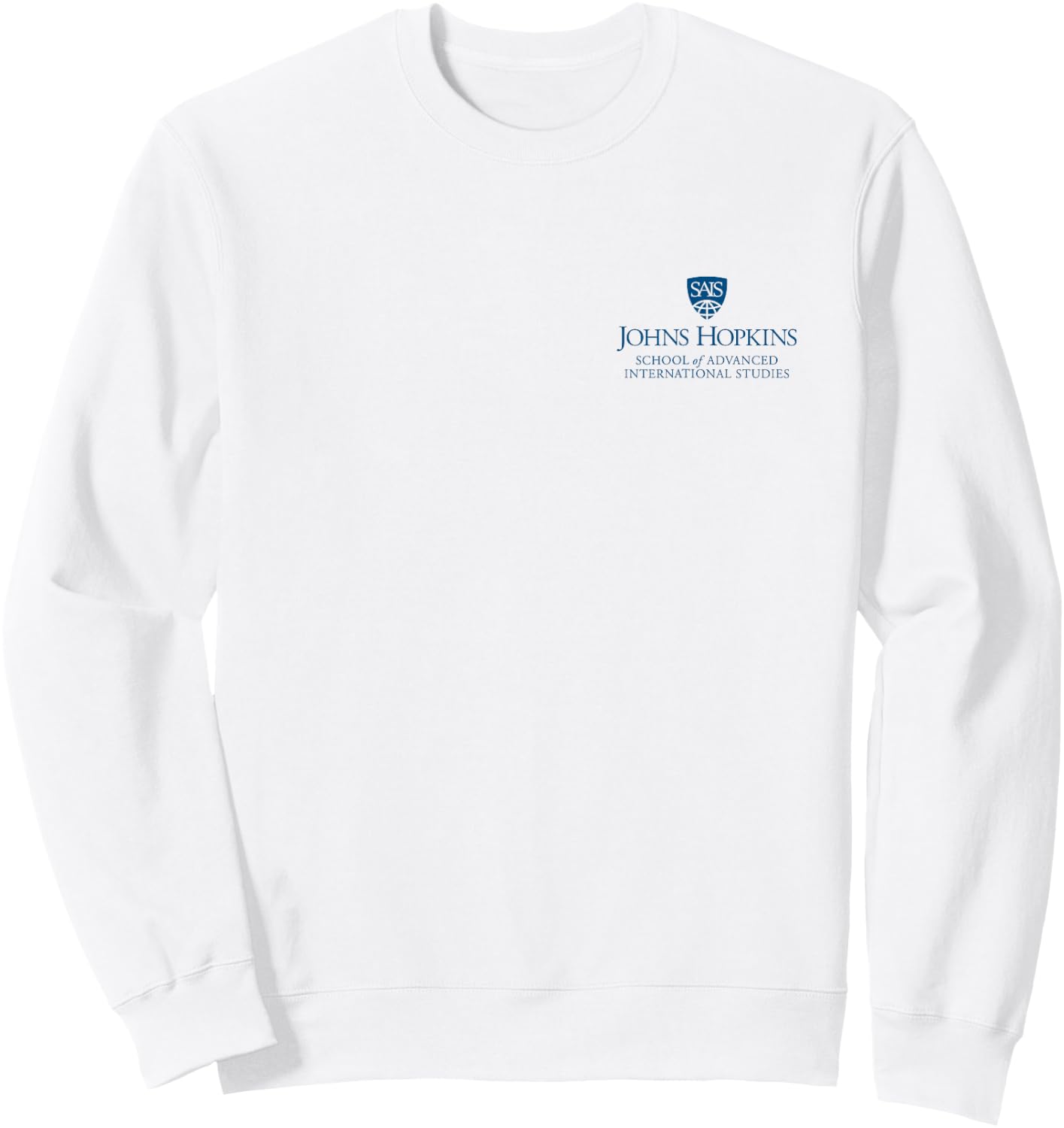 Johns Hopkins SAIS Small Sweatshirt - Sweatshirt | White