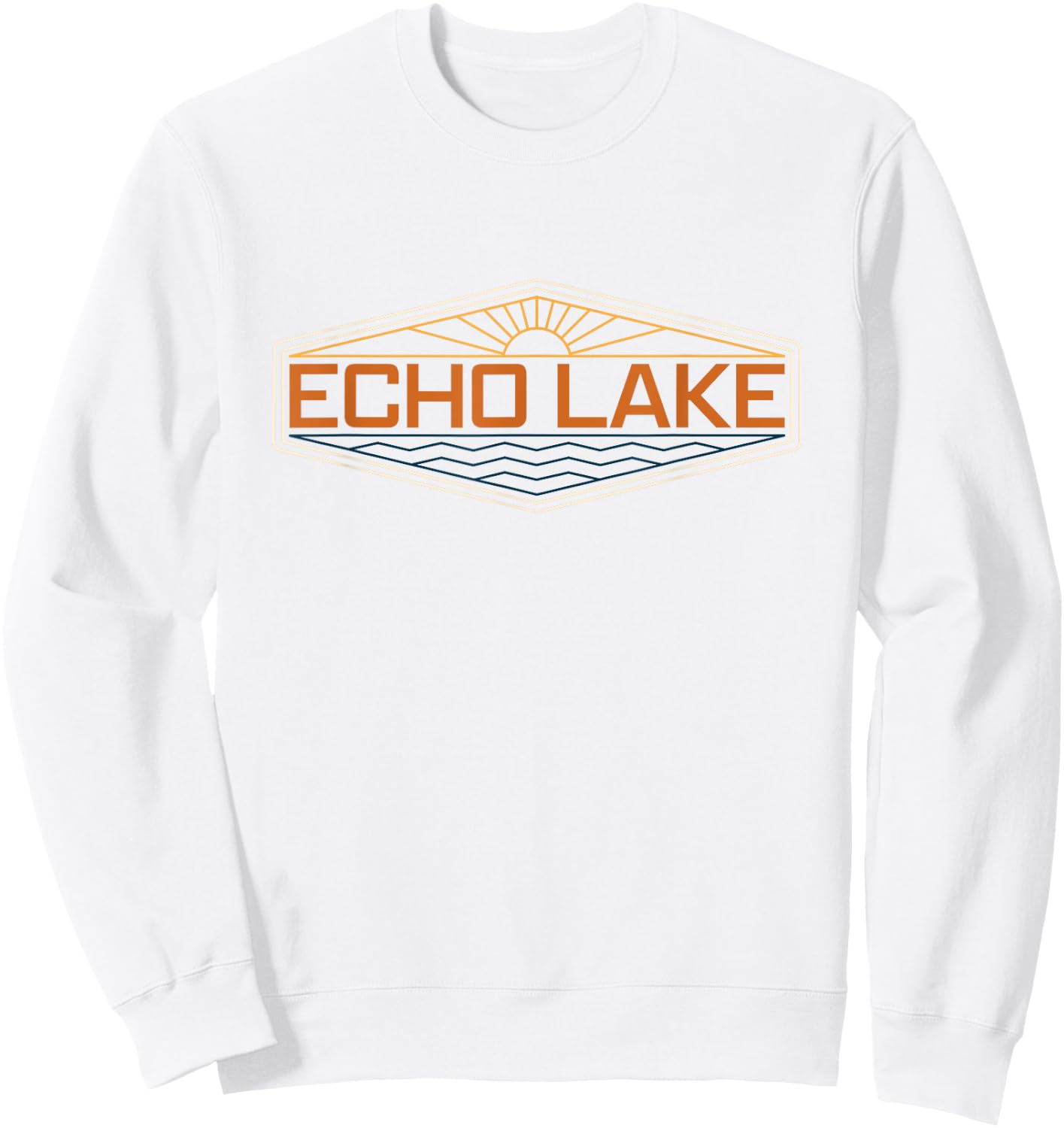 Echo Lake California Vintage Sweatshirt - Sweatshirt | White