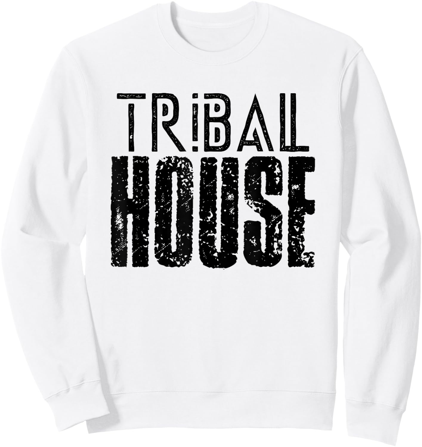 Tribal House - EDM DJ Sweatshirt - Sweatshirt | White