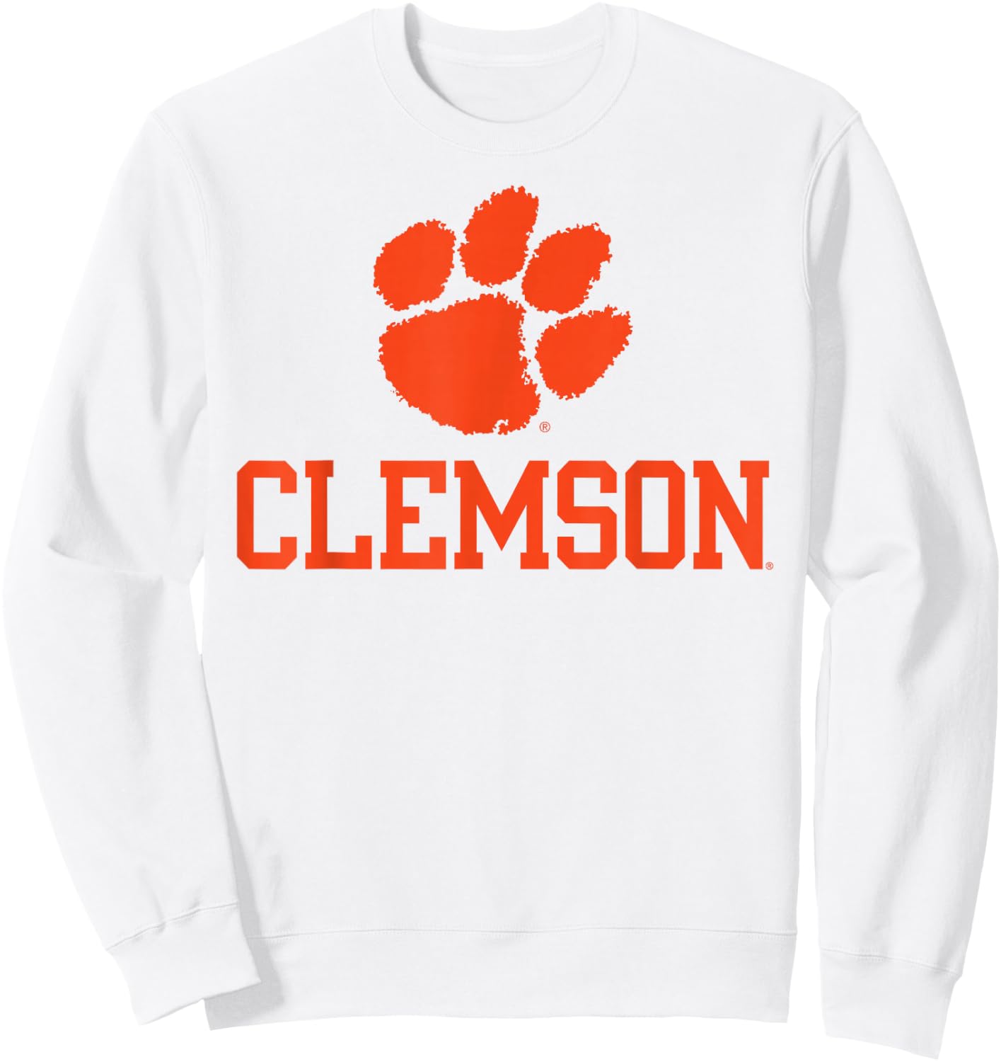 Clemson Tigers Sportsmanship Officially Licensed Sweatshirt - Sweatshirt | White