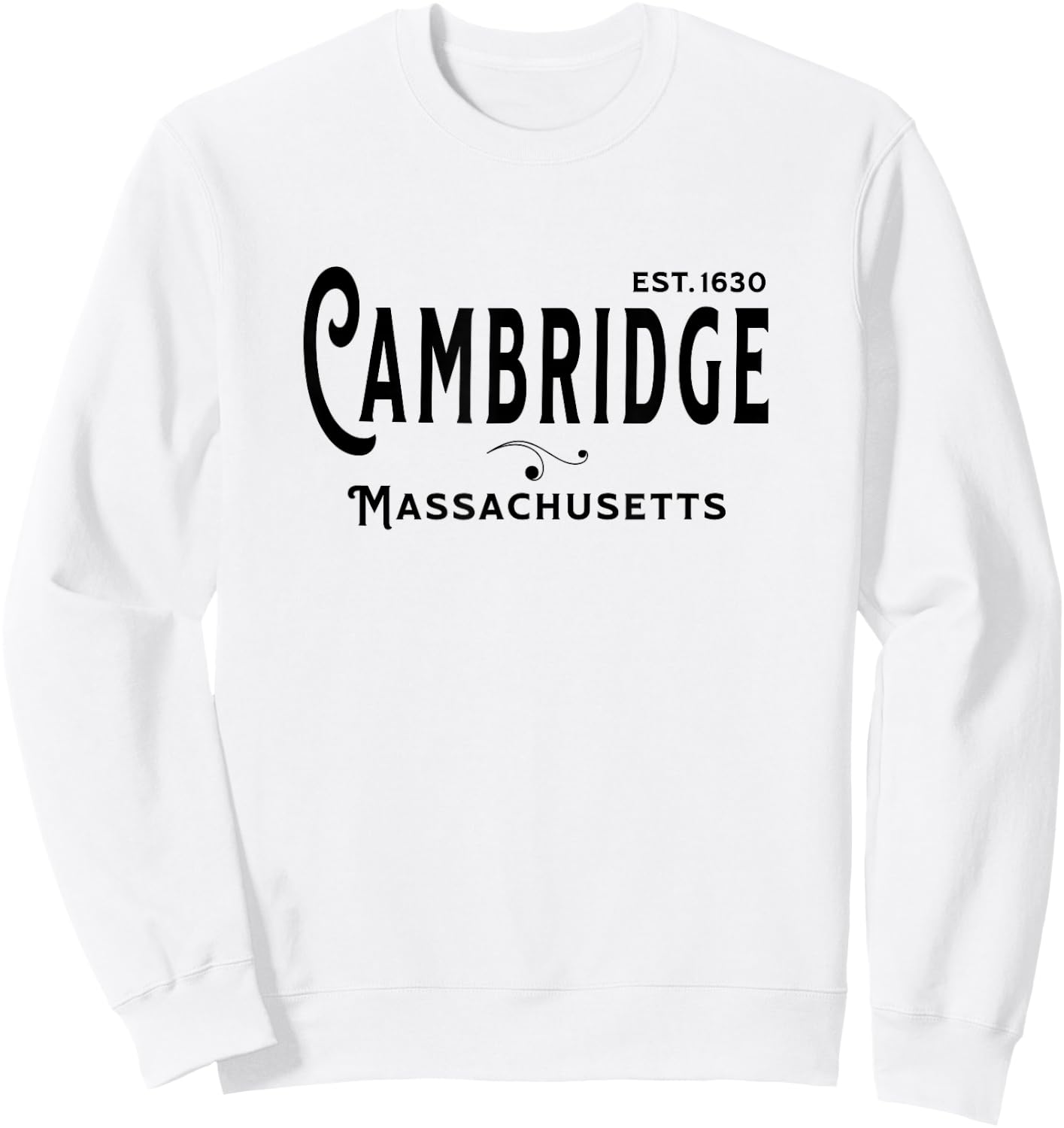 Vintage Merch MA Souvenir Visit Cambridge Massachusetts Sweatshirt - Sweatshirt | White