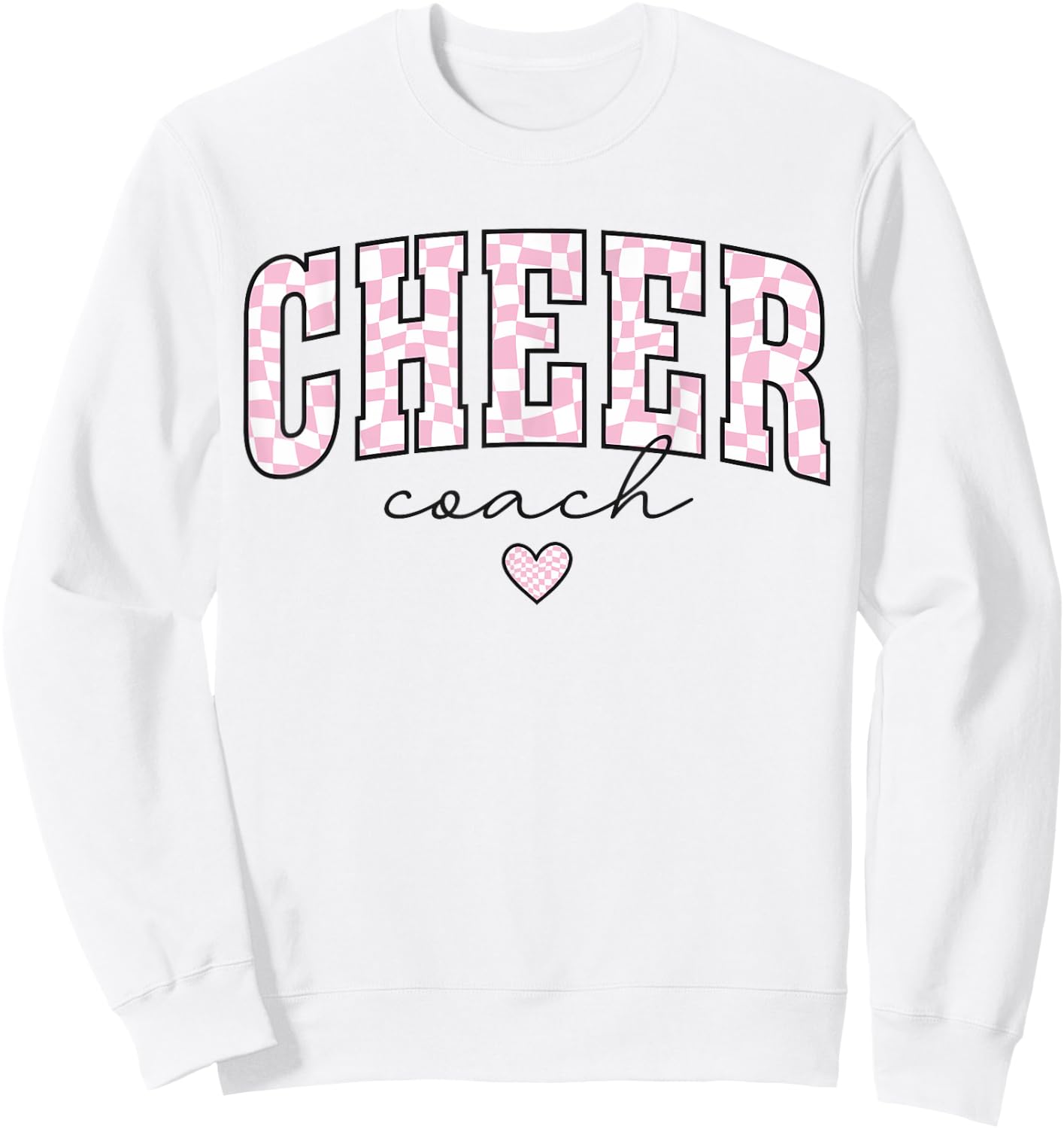 Cheer Coach Life Competition Season Cheerleader Team Trendy Sweatshirt - Sweatshirt | White