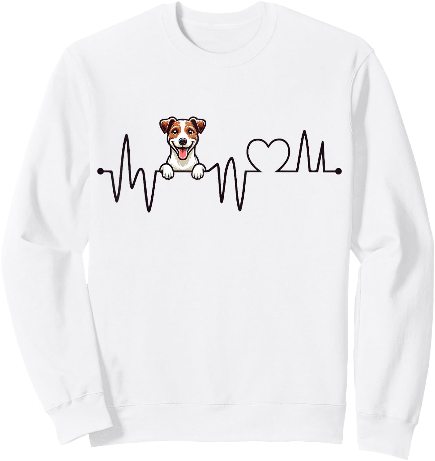 Jack Russell Terrier Lover Women Kids Sweatshirt - Sweatshirt | White