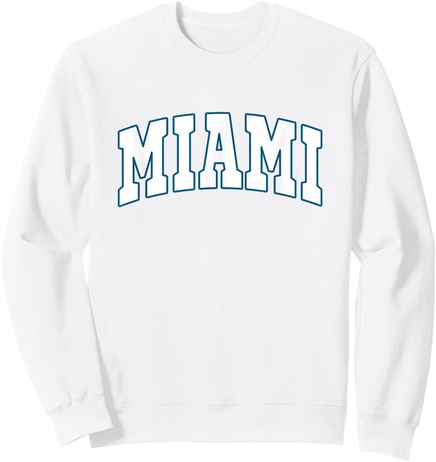 MIAMI - Throwback Design - Classic Sweatshirt - Sweatshirt | White