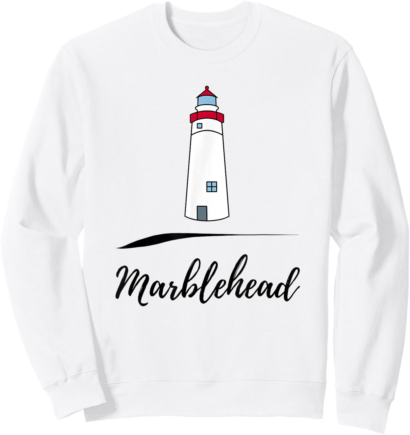 Marblehead lighthouse Sweatshirt - Sweatshirt | White