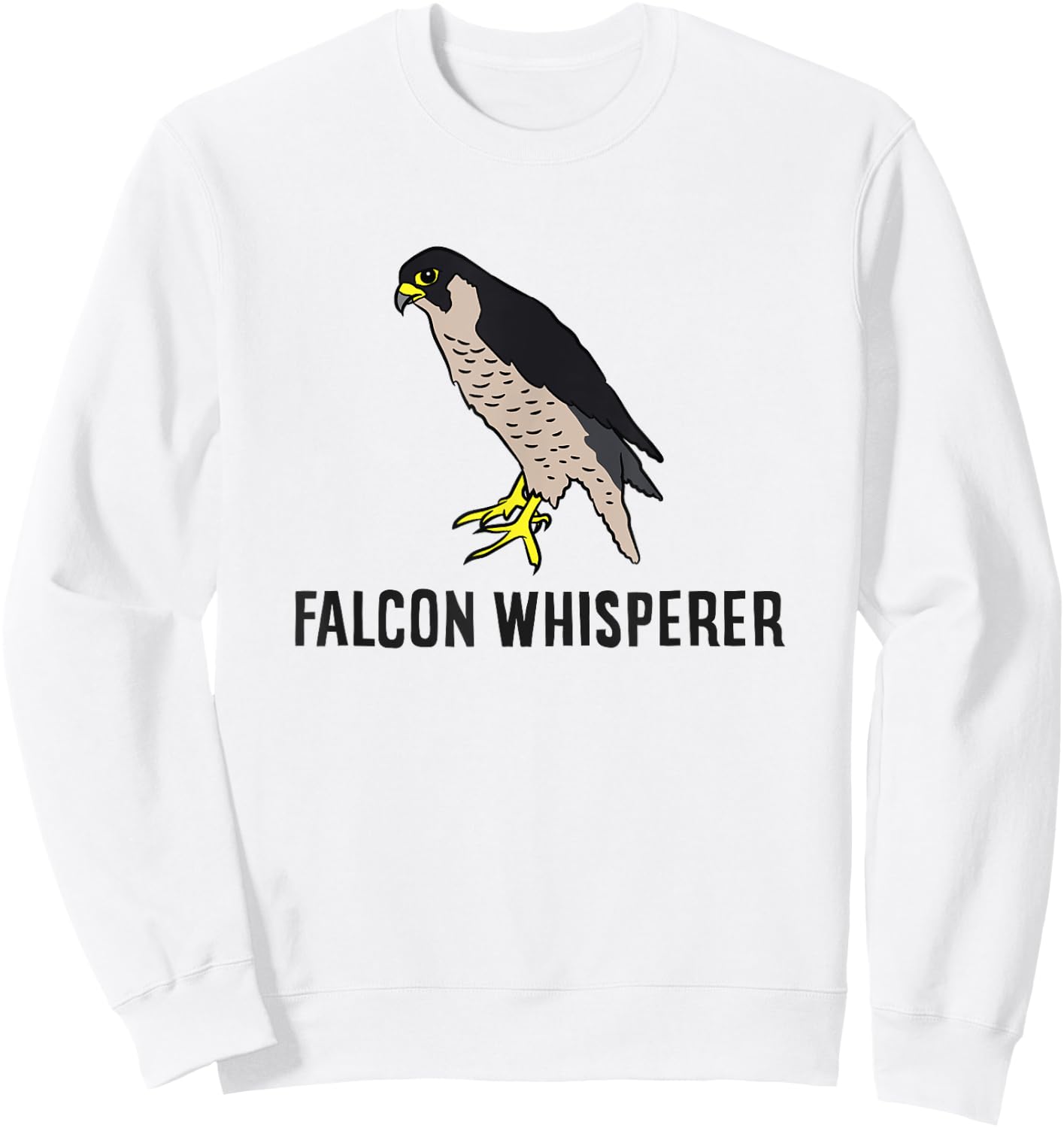 Peregrine Falcon Whisperer Sweatshirt - Sweatshirt | White