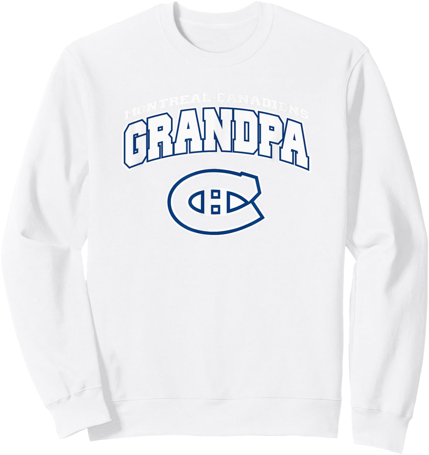Montreal Canadiens Grandpa Logo Red NHL Officially Licensed Sweatshirt - Sweatshirt | White