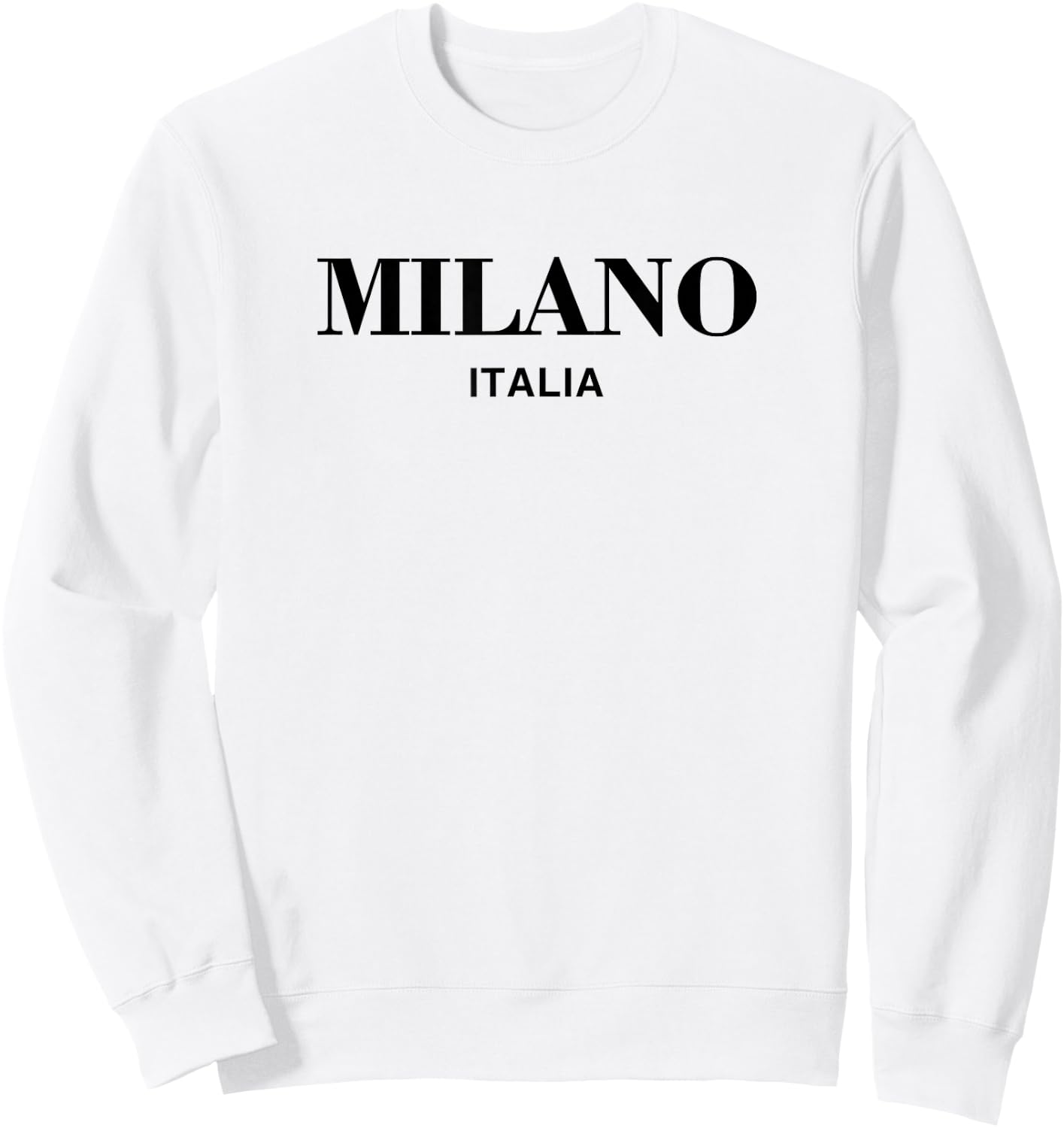 Milano Italia Retro Preppy Italy Girls Milan Souvenir Sweatshirt - Sweatshirt | White