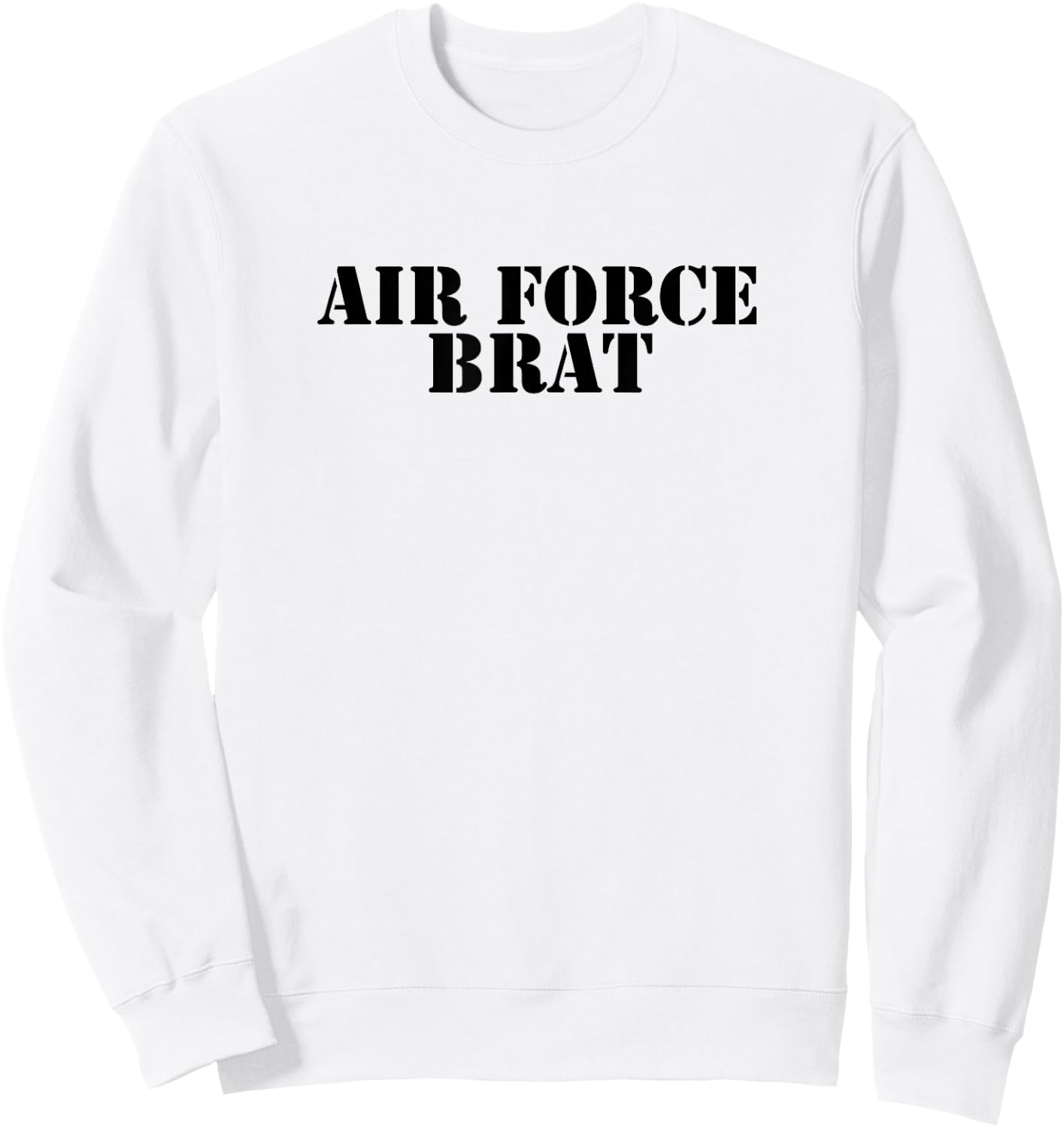 Proud Military Brat Child Of An Airman Sweatshirt - Sweatshirt | White