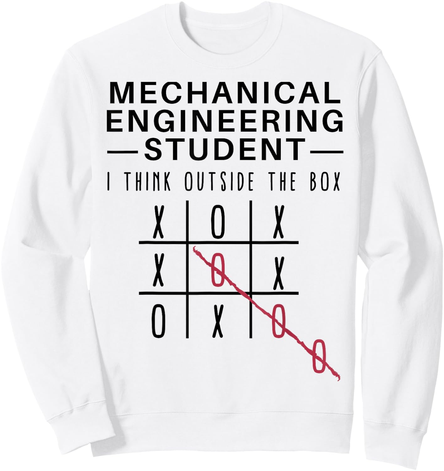 Saying Mechanical Engineer Student Joke Graduation Women Men Sweatshirt - Sweatshirt | White