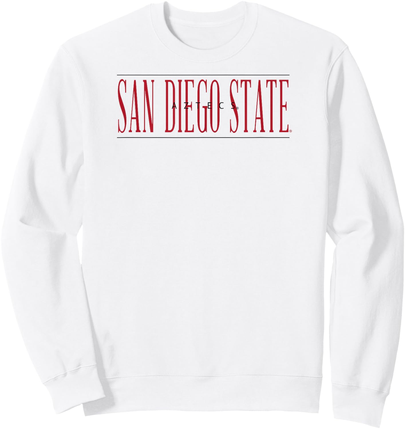 San Diego State Aztecs Psychic Officially Licensed Sweatshirt - Sweatshirt | White