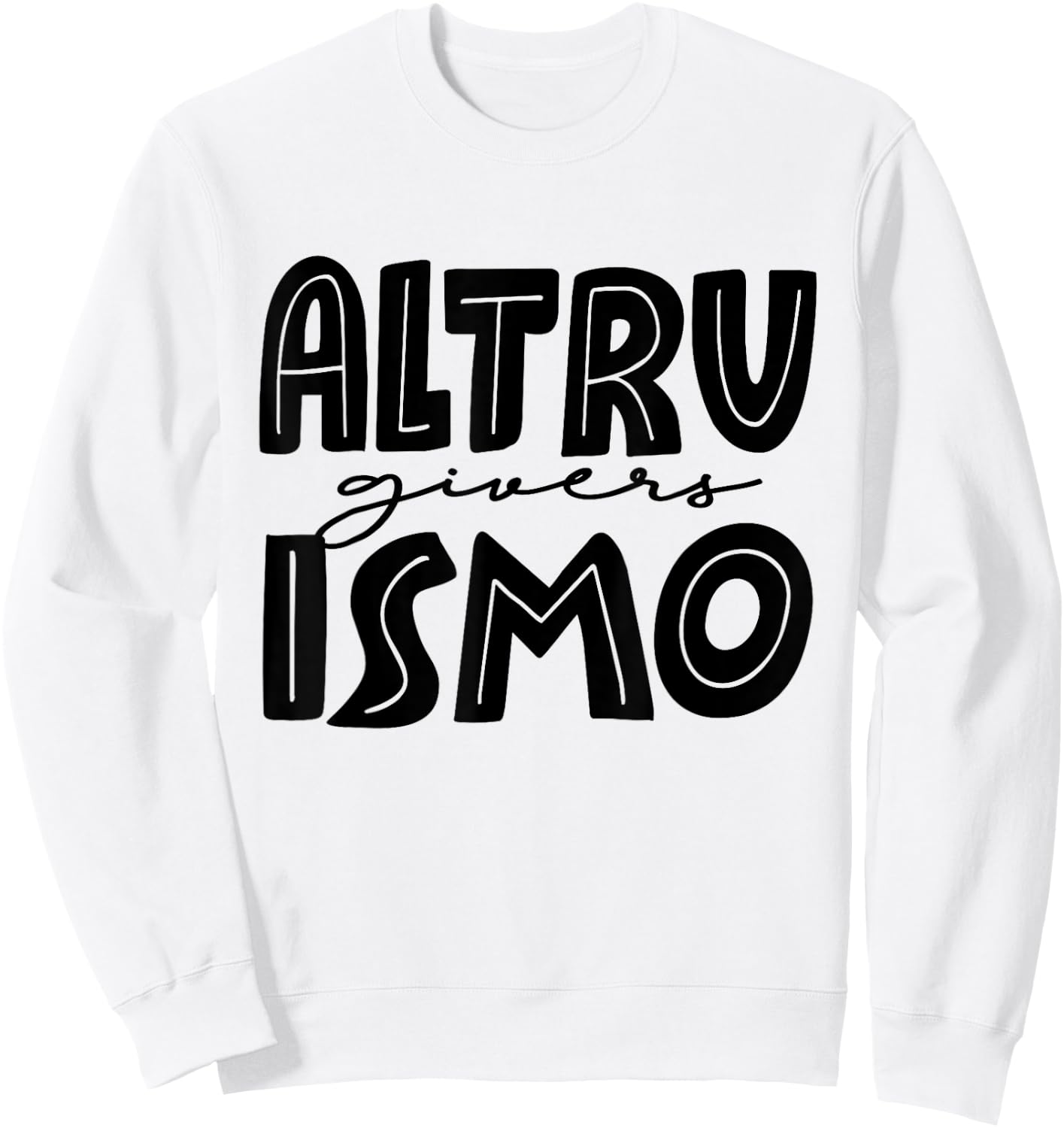 Uniqe ALTRUISMO House of Givers, RCA Givers School Spirit Sweatshirt - Sweatshirt | White