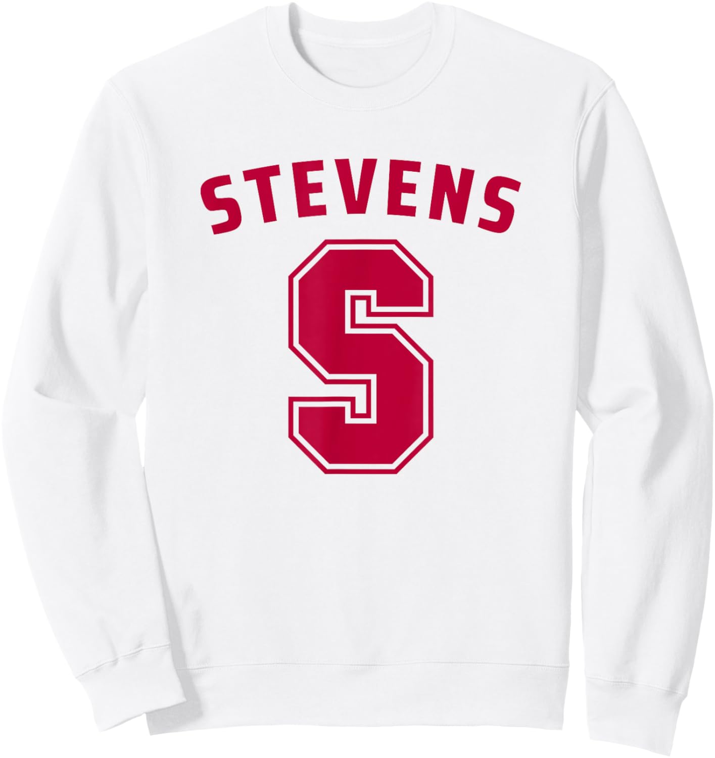 Stevens Institute of Technology Stevens Ducks S Logo Sweatshirt - Sweatshirt | White