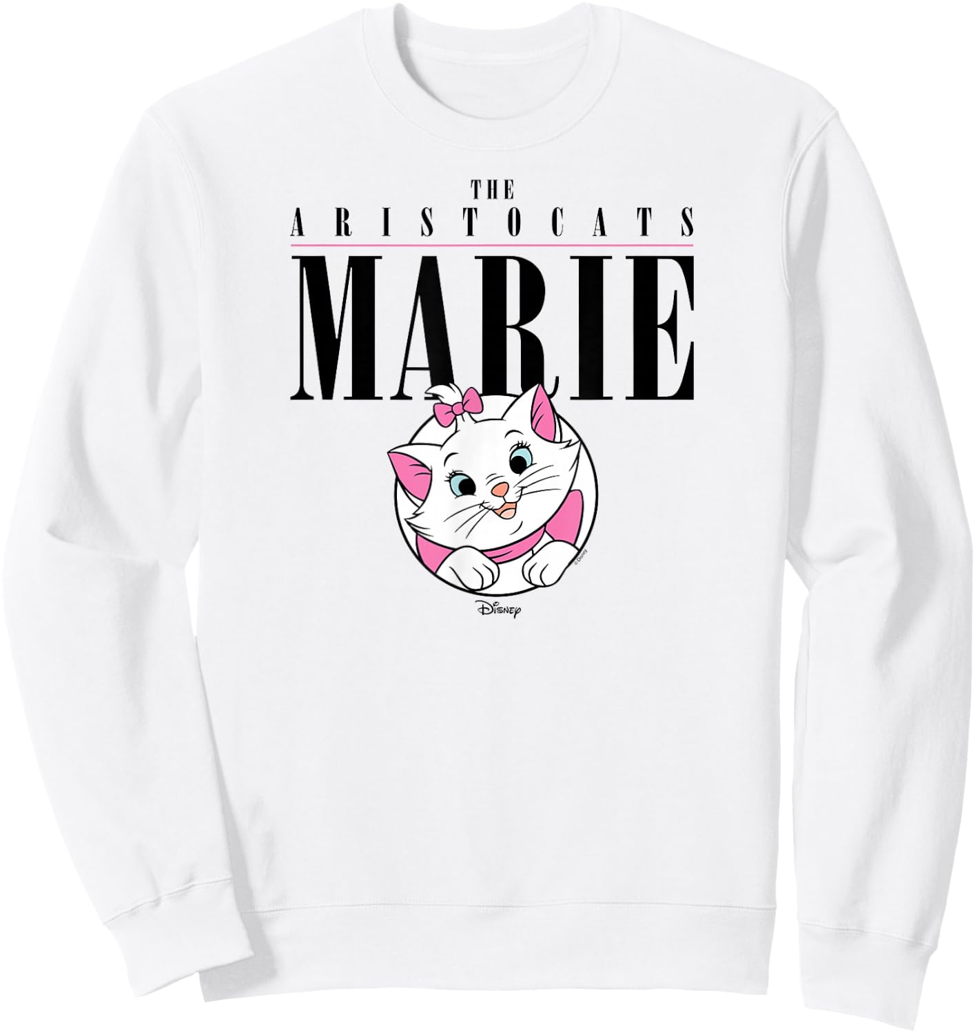 The Aristocats - Marie The Cat Collegiate Style Sweatshirt - Sweatshirt | White