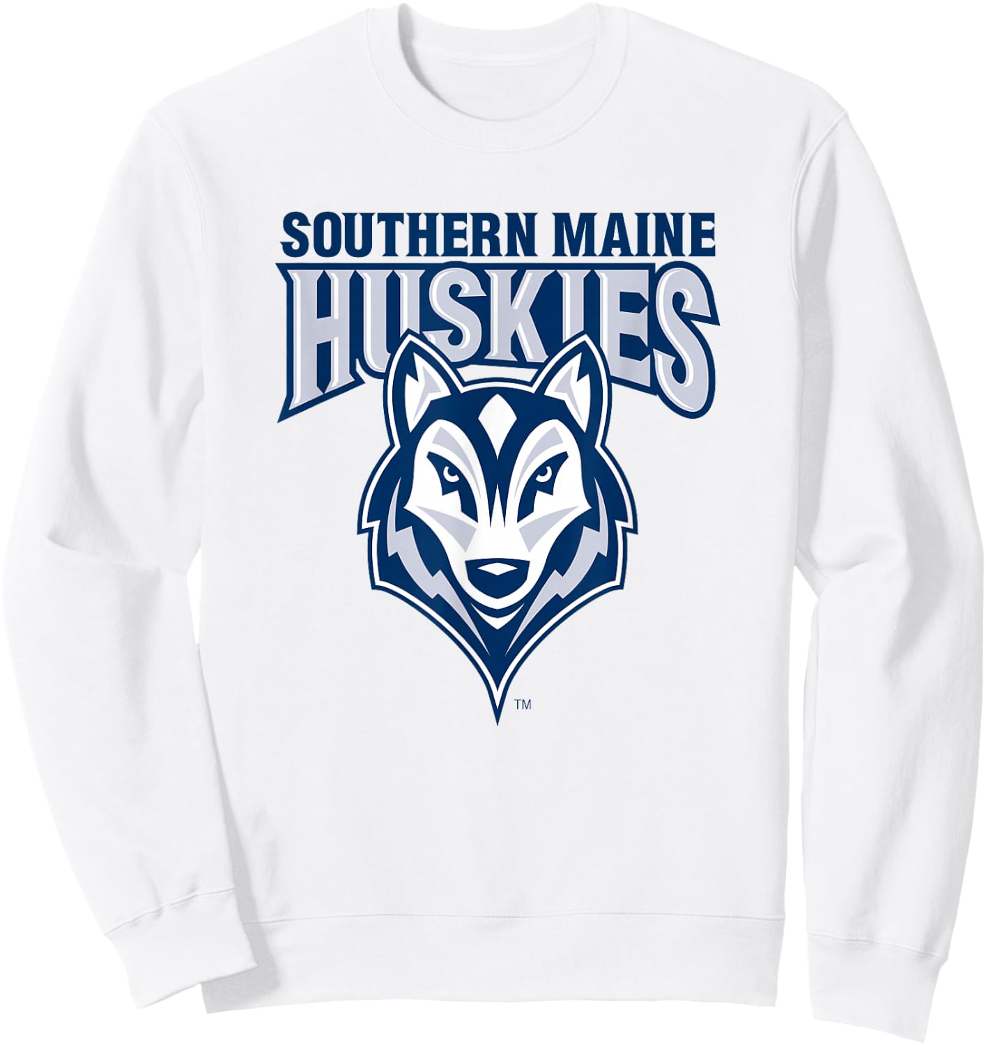 University of Southern Maine USM Huskies Sweatshirt - Sweatshirt | White