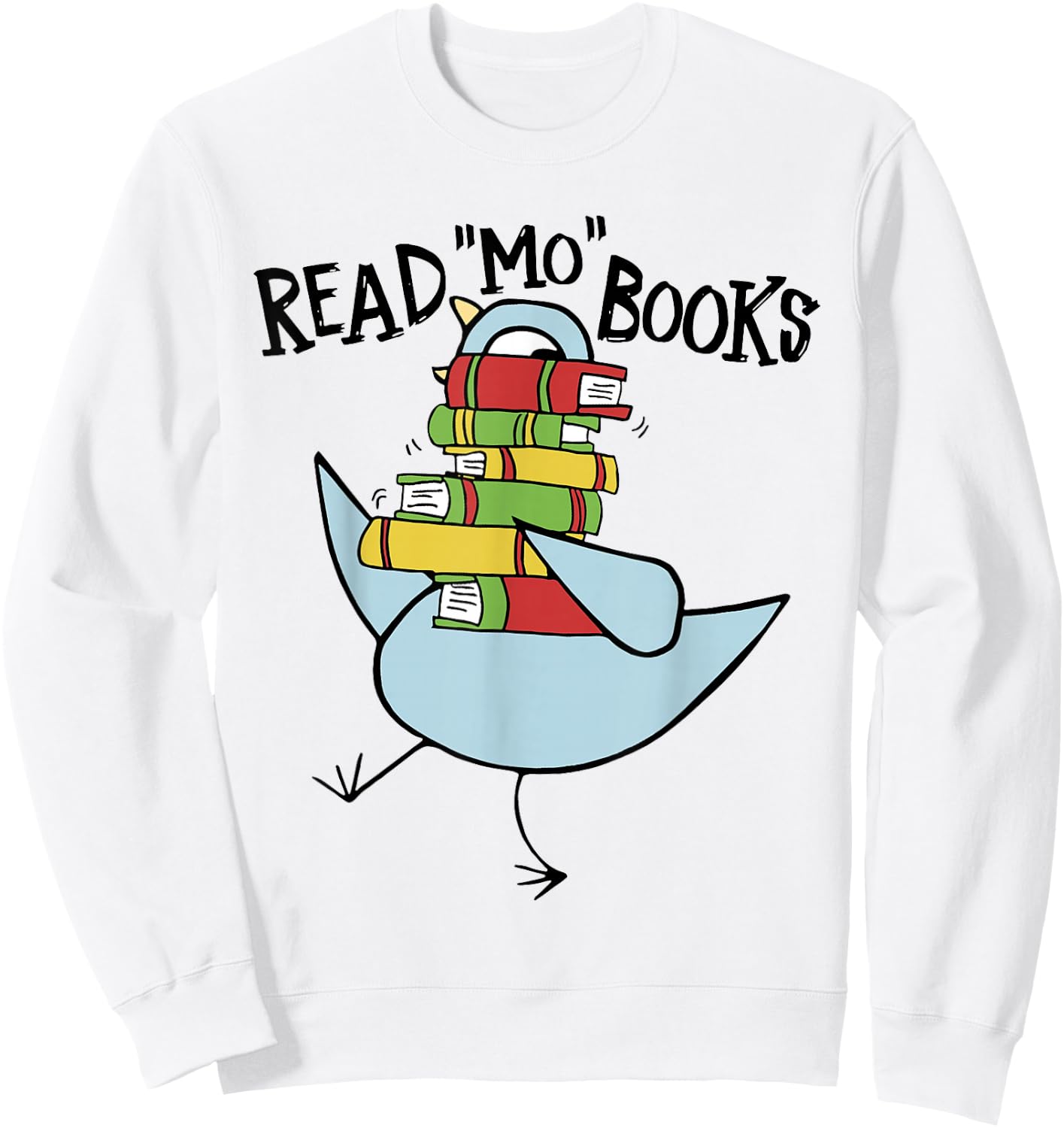 Read More Books Librarian Bookworm Literature Sweatshirt - Sweatshirt | White