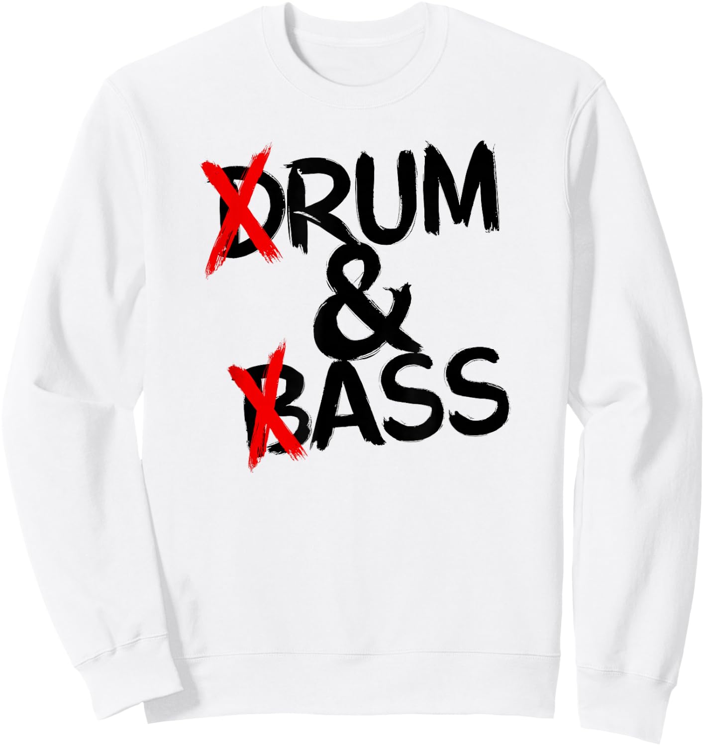 Drum And Bass Rum & Ass Sweatshirt - Sweatshirt | White