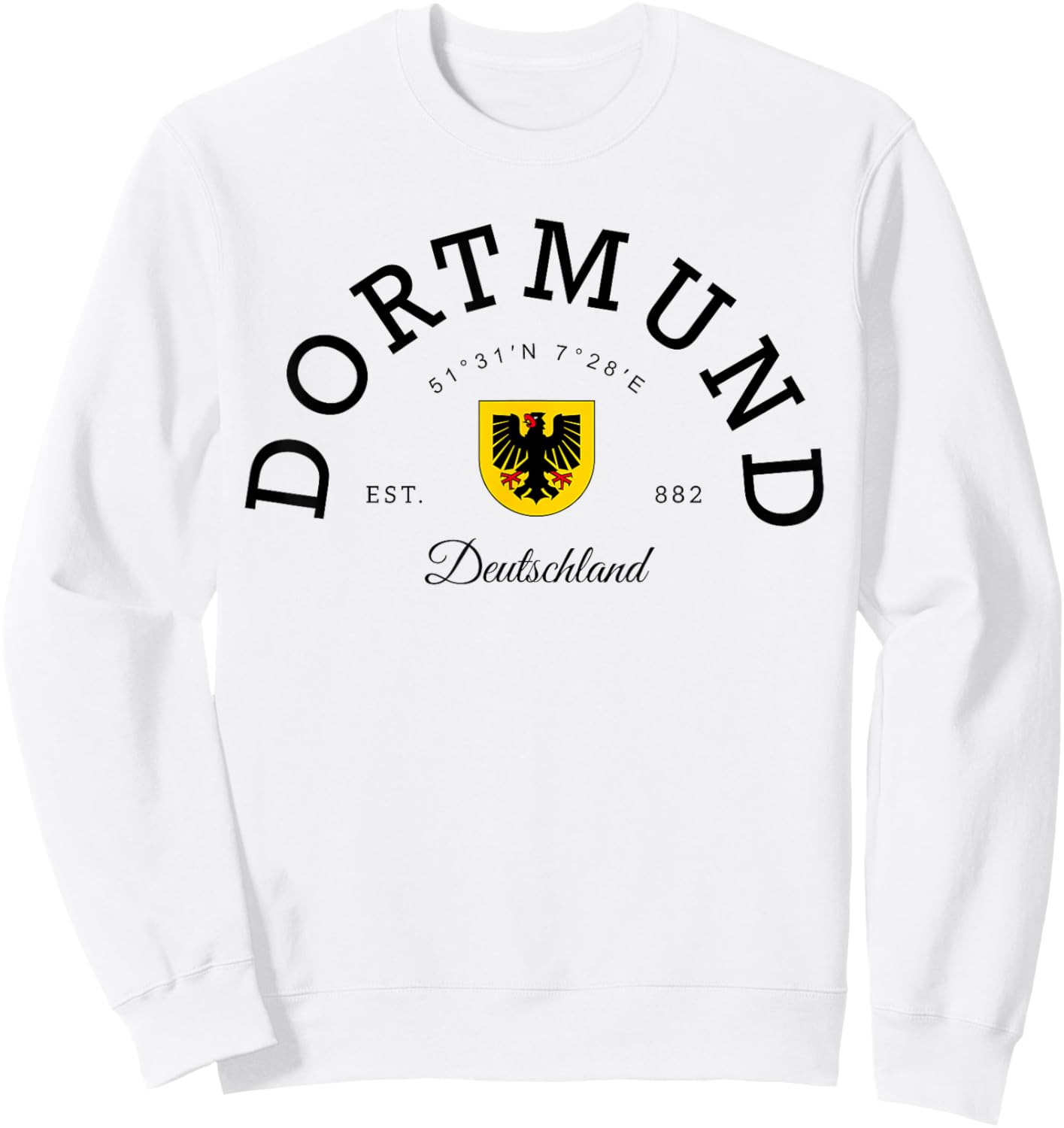 Dortmund Germany Dortmund Gift Dortmund Trip, Germany Sweatshirt - Sweatshirt | White