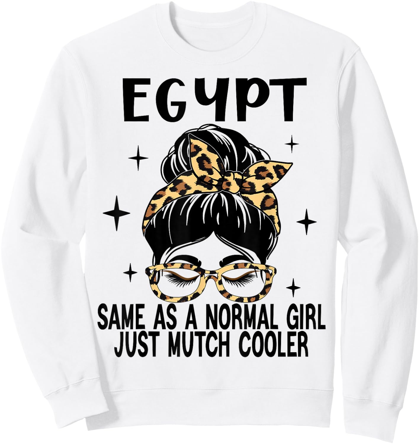 EGYPT Costume Cute Definition Personalized Name EGYPT Sweatshirt - Sweatshirt | White