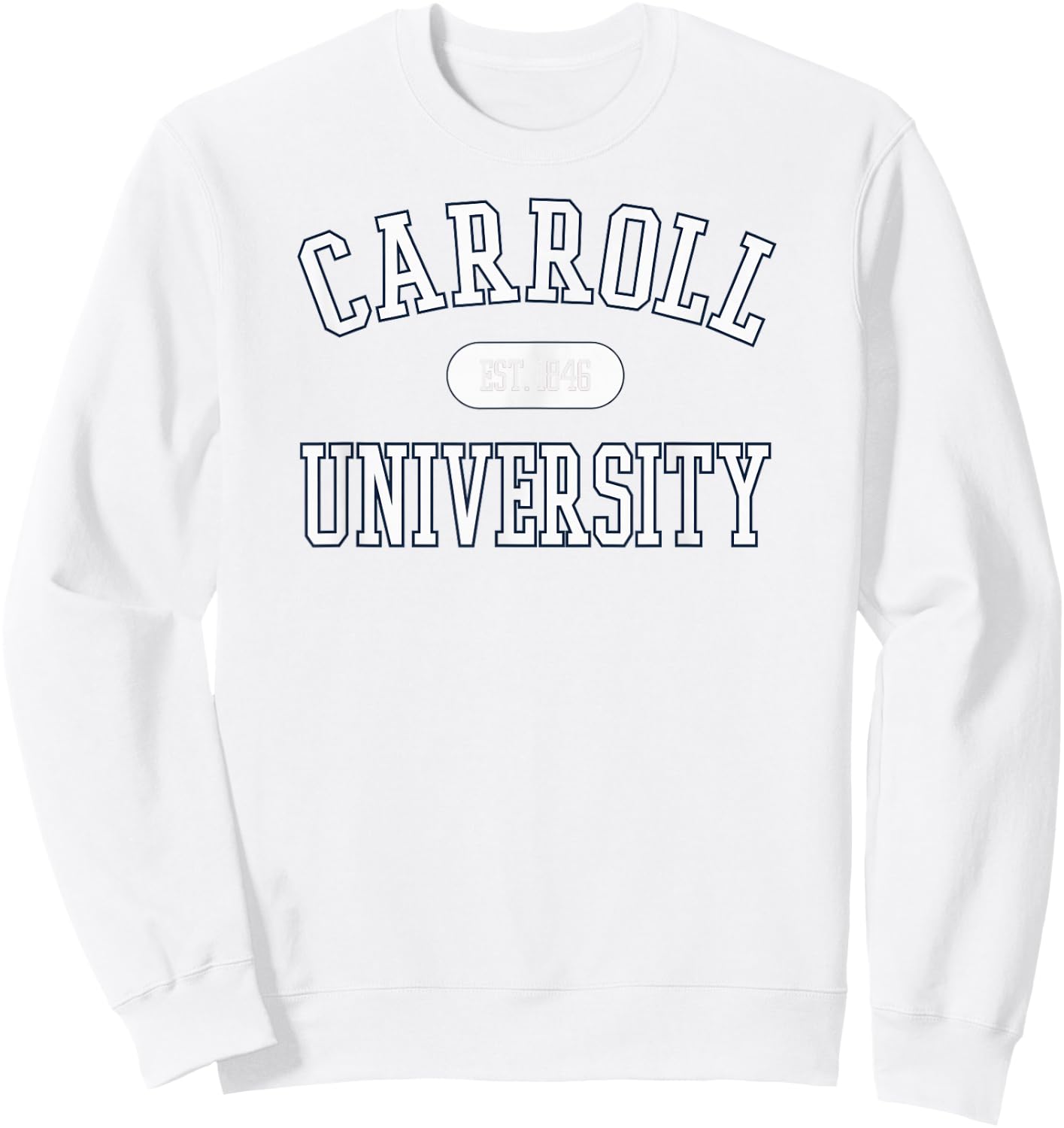 Carroll Pioneers Varsity Orange Officially Licensed Sweatshirt - Sweatshirt | White