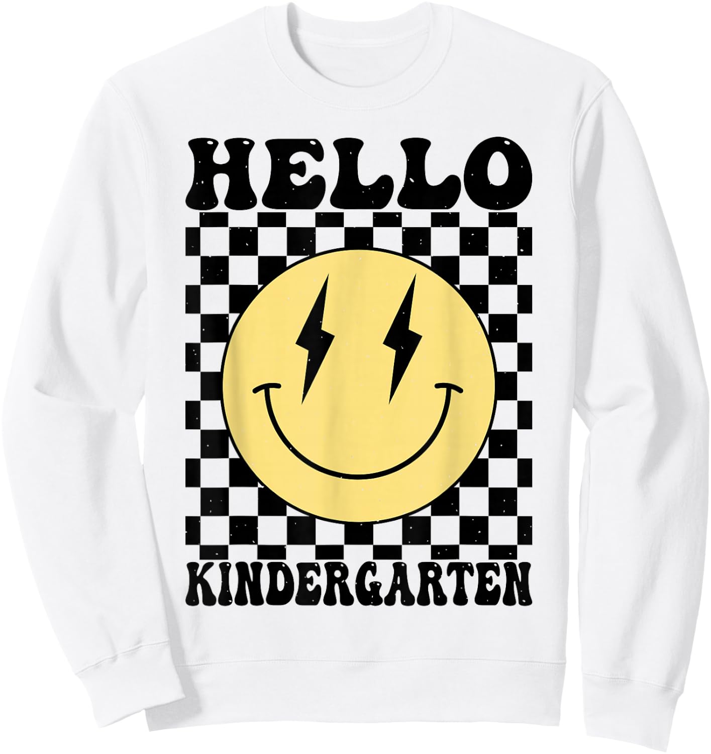 Hello Kindergarten First Day of School Kindergarten Boys Kid Sweatshirt - Sweatshirt | White