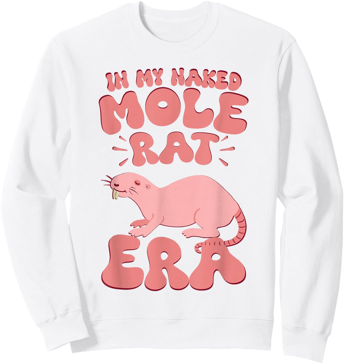 Naked Mole Rat Enthusiast Sweatshirt - Sweatshirt | White