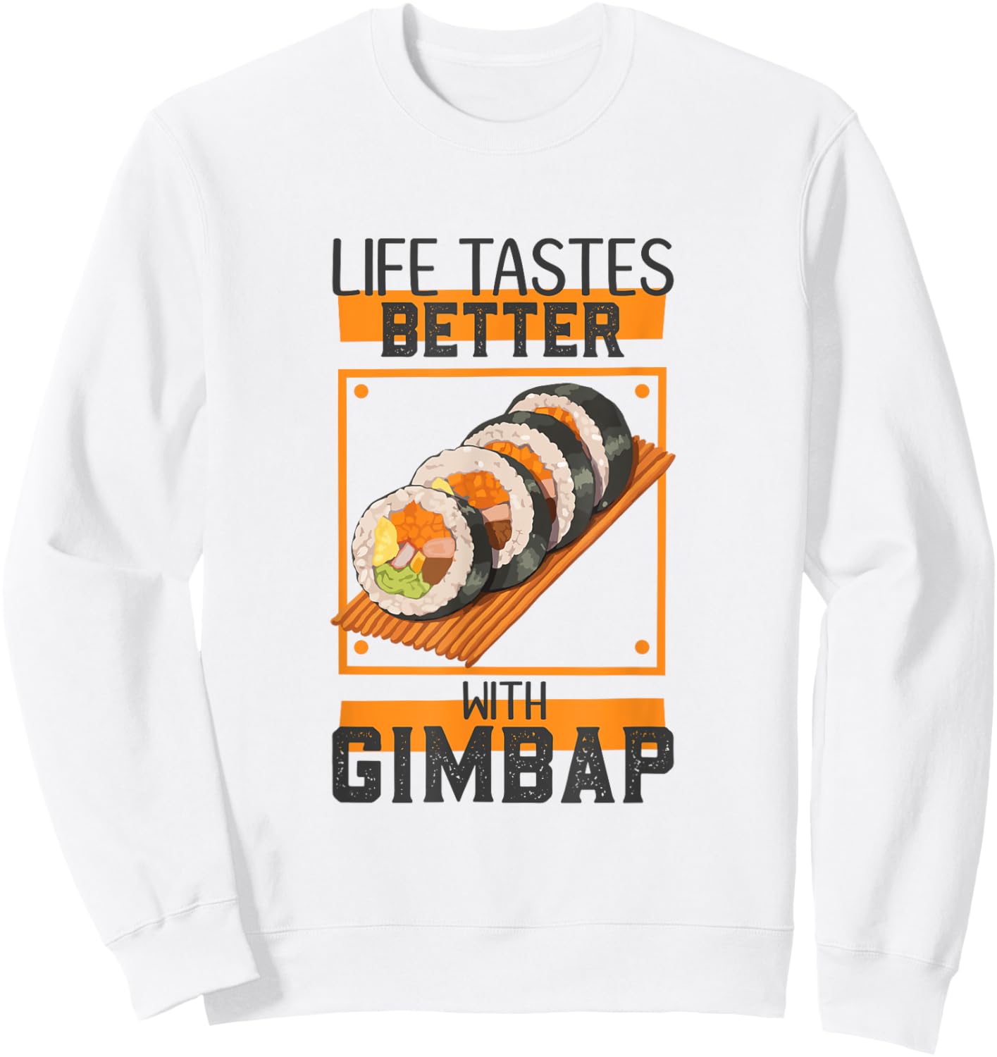I love Gimbap Sweatshirt - Sweatshirt | White