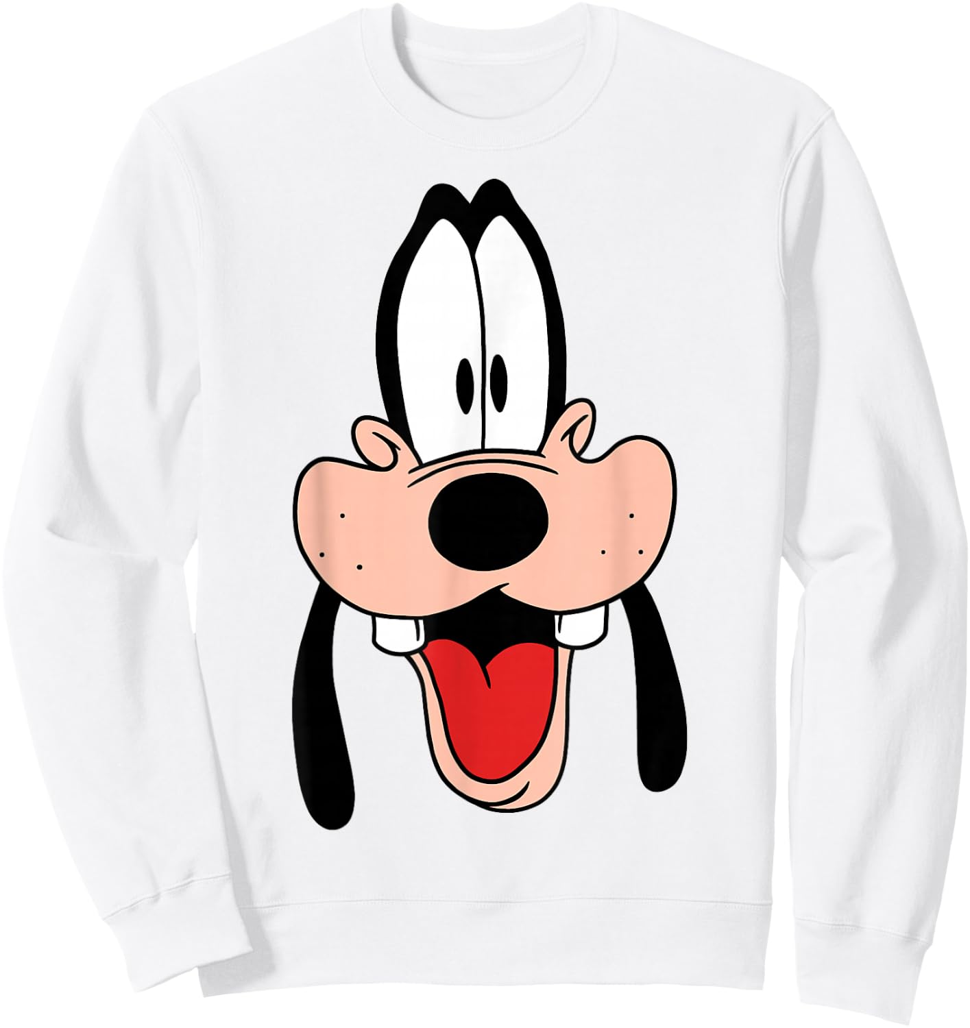 Disney A Goofy Movie Goofy Big Face Sweatshirt - Sweatshirt | White