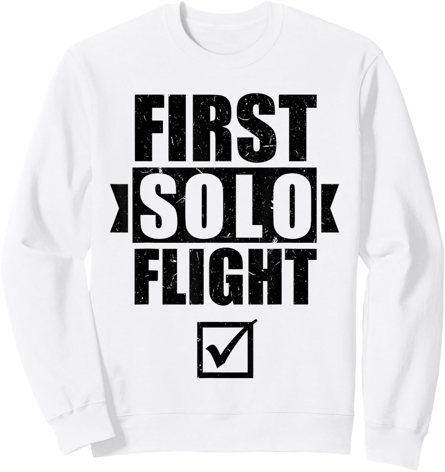 First Solo Flight Sweatshirt - Sweatshirt | White