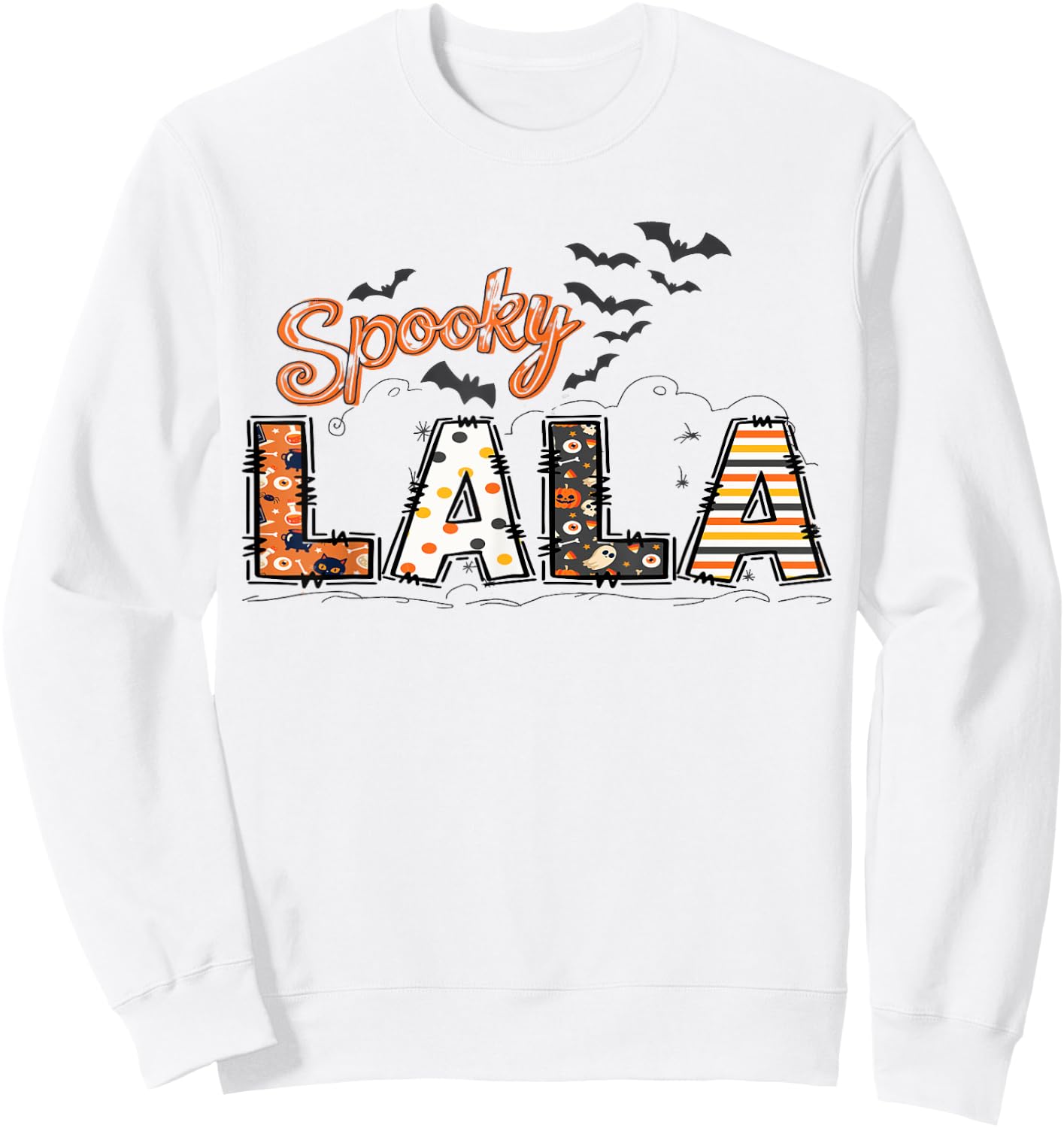 Spooky Lala Halloween Lala Life Family Matching Sweatshirt - Sweatshirt | White