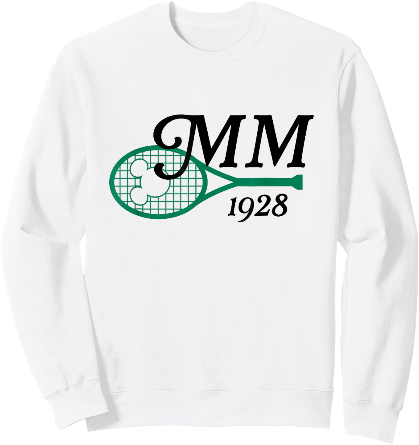 Disney Mickey And Friends 1928 Tennis Club Big Chest Logo Sweatshirt - Sweatshirt | White