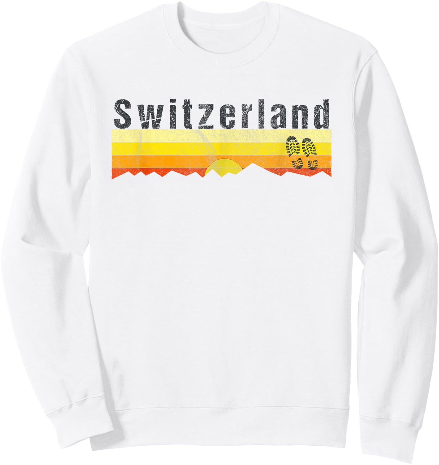 Vintage Switzerland Gift Sweatshirt - Sweatshirt | White