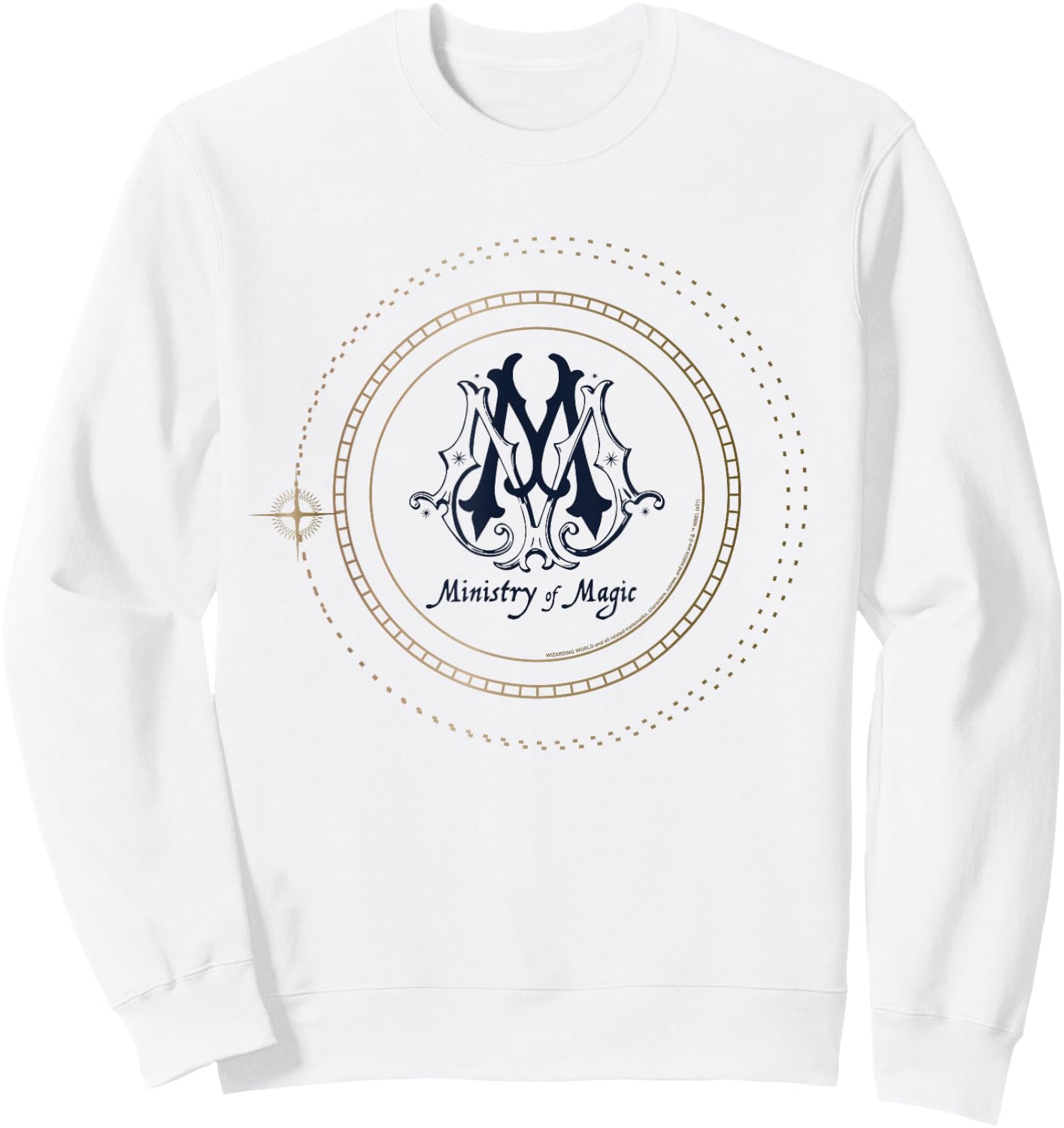 Harry Potter Ministry of Magic Emblem Sweatshirt - Sweatshirt | White