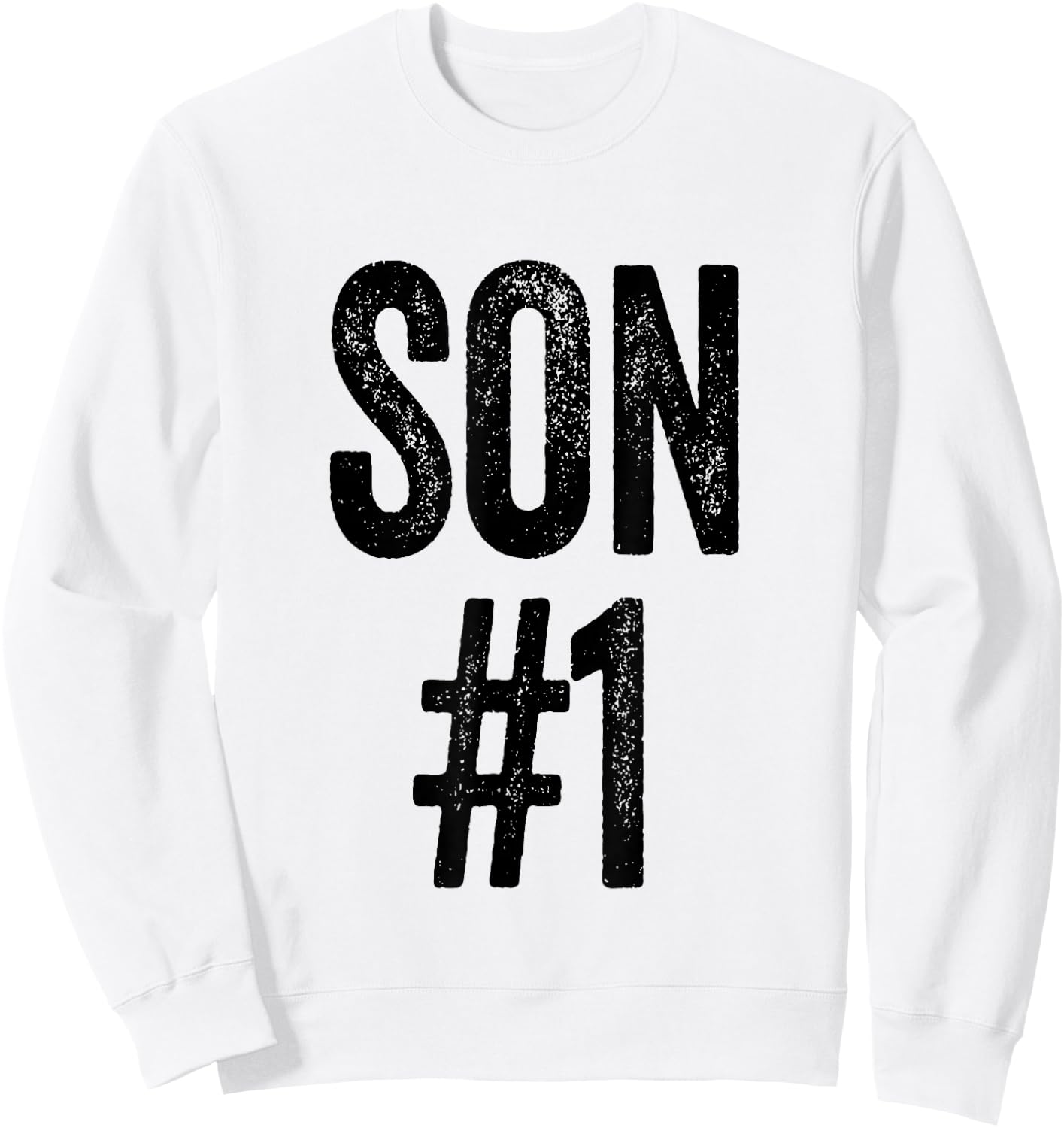 Number 1 Son Sweatshirt - Sweatshirt | White
