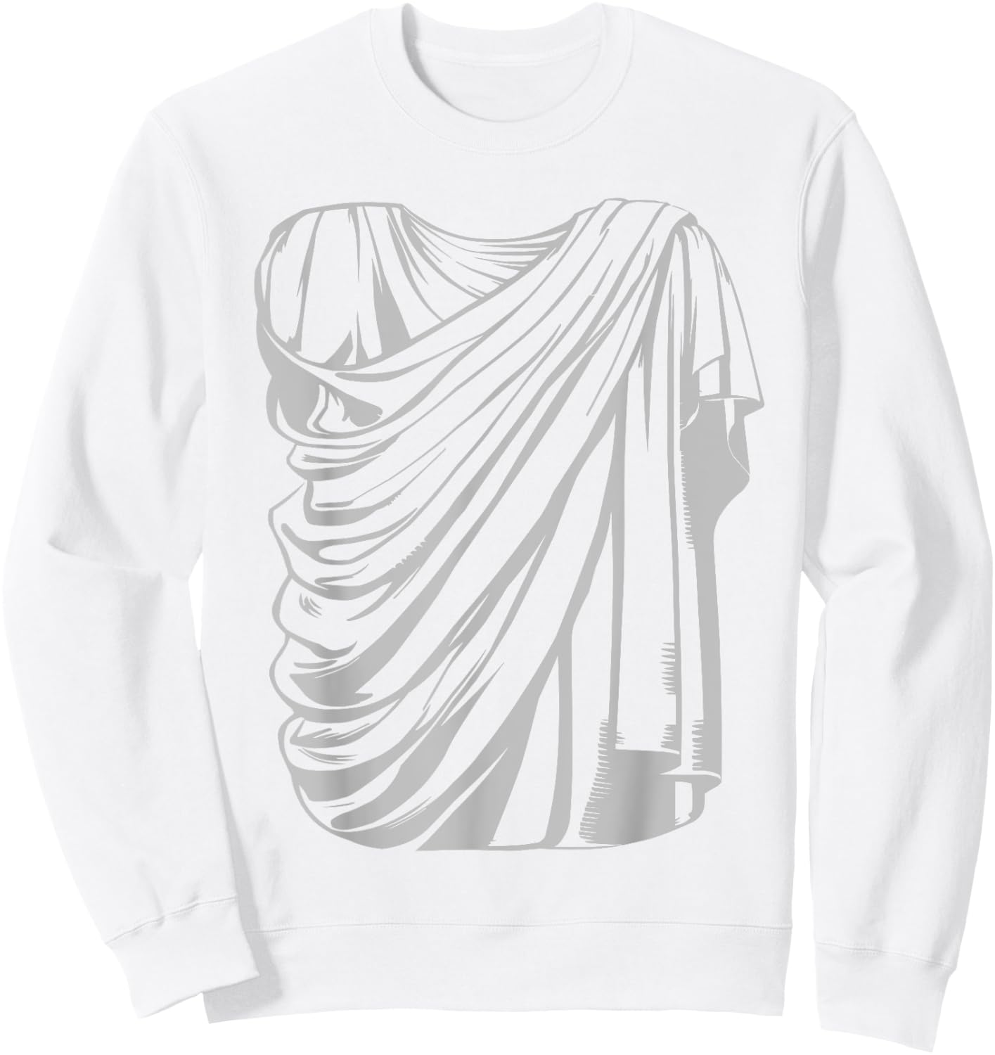 Toga Costume Funny Greek Toga Party Halloween Matching Group Sweatshirt - Sweatshirt | White