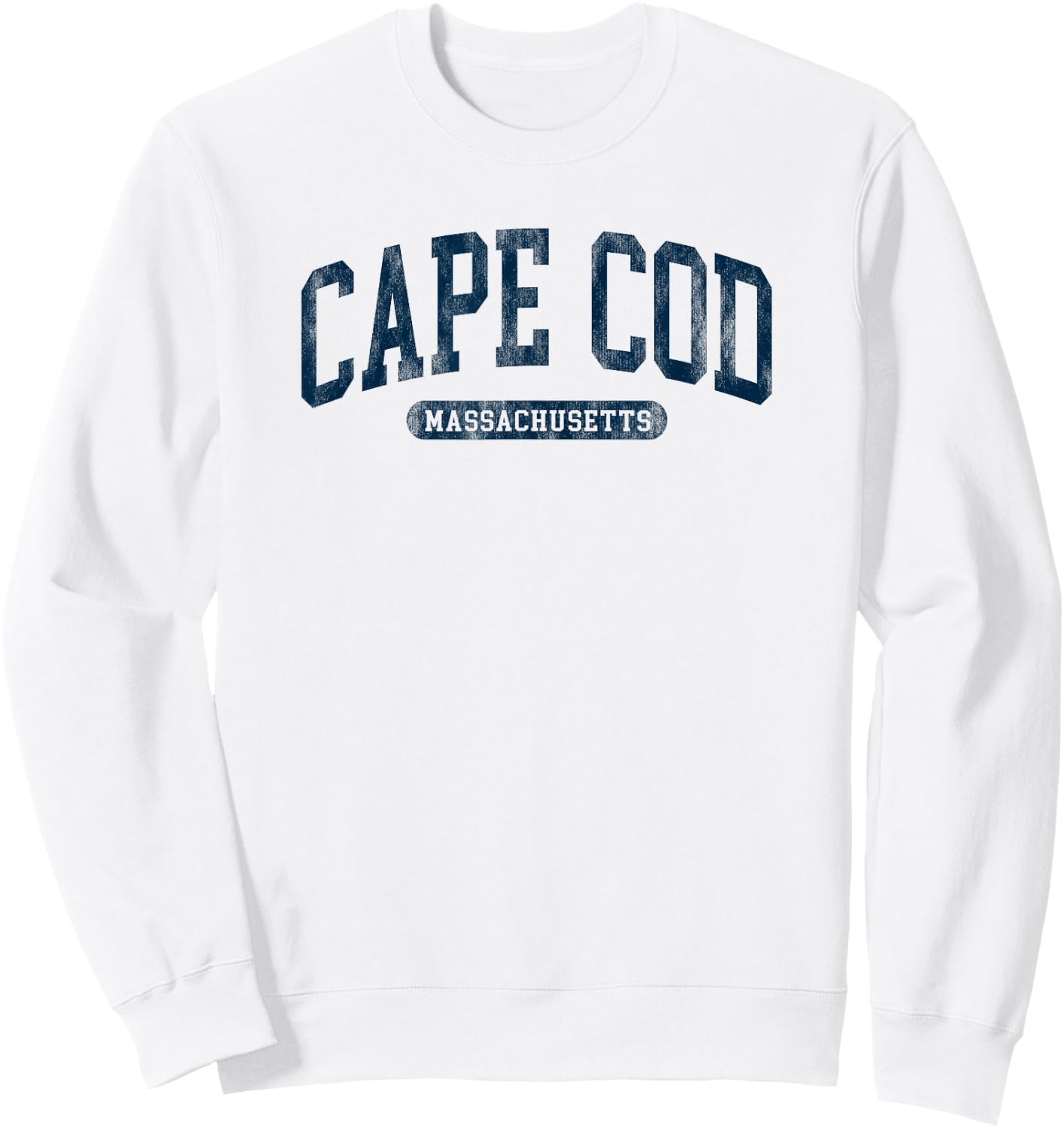 Cape Cod Massachusetts Retro Preppy Throwback Sweatshirt - Sweatshirt | White