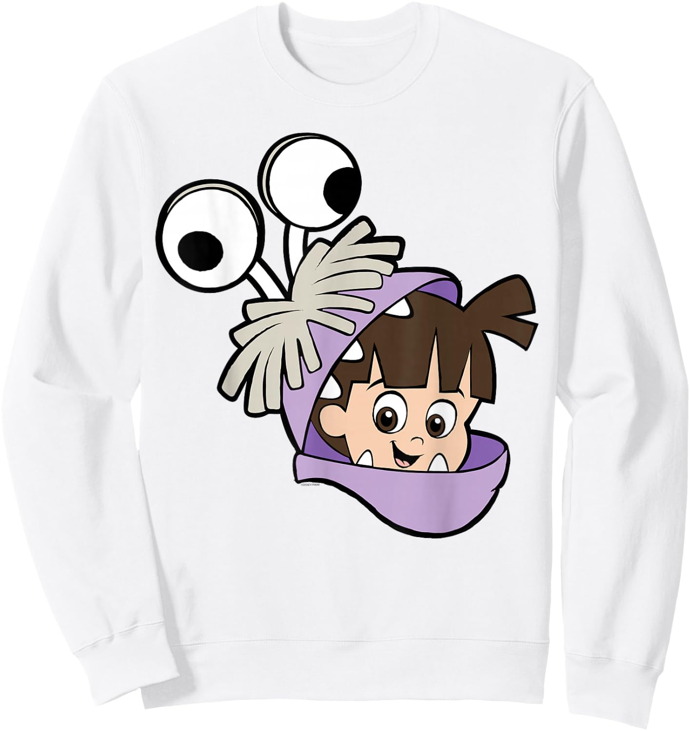 Disney and Pixar’s Monsters, Inc. Boo Big Face Costume Sweatshirt - Sweatshirt | White