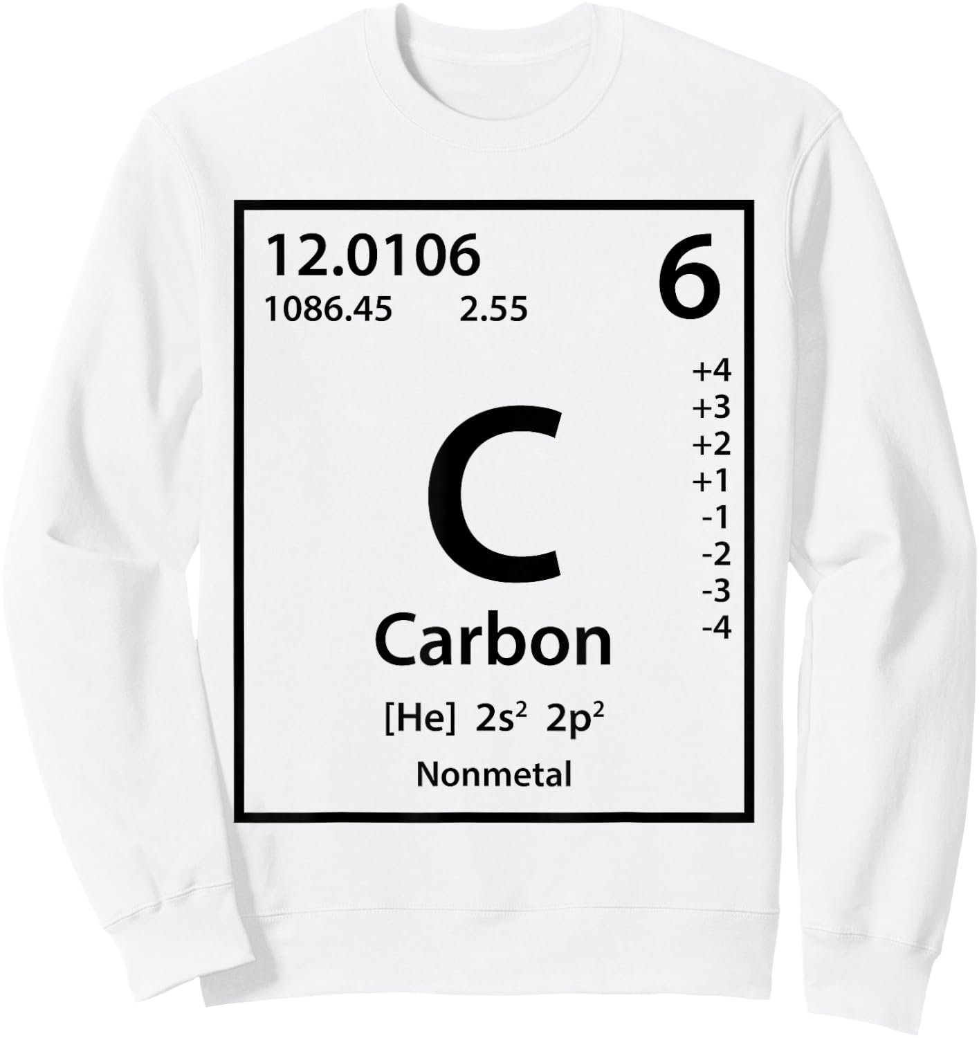 Carbon Element (black) Sweatshirt - Sweatshirt | White