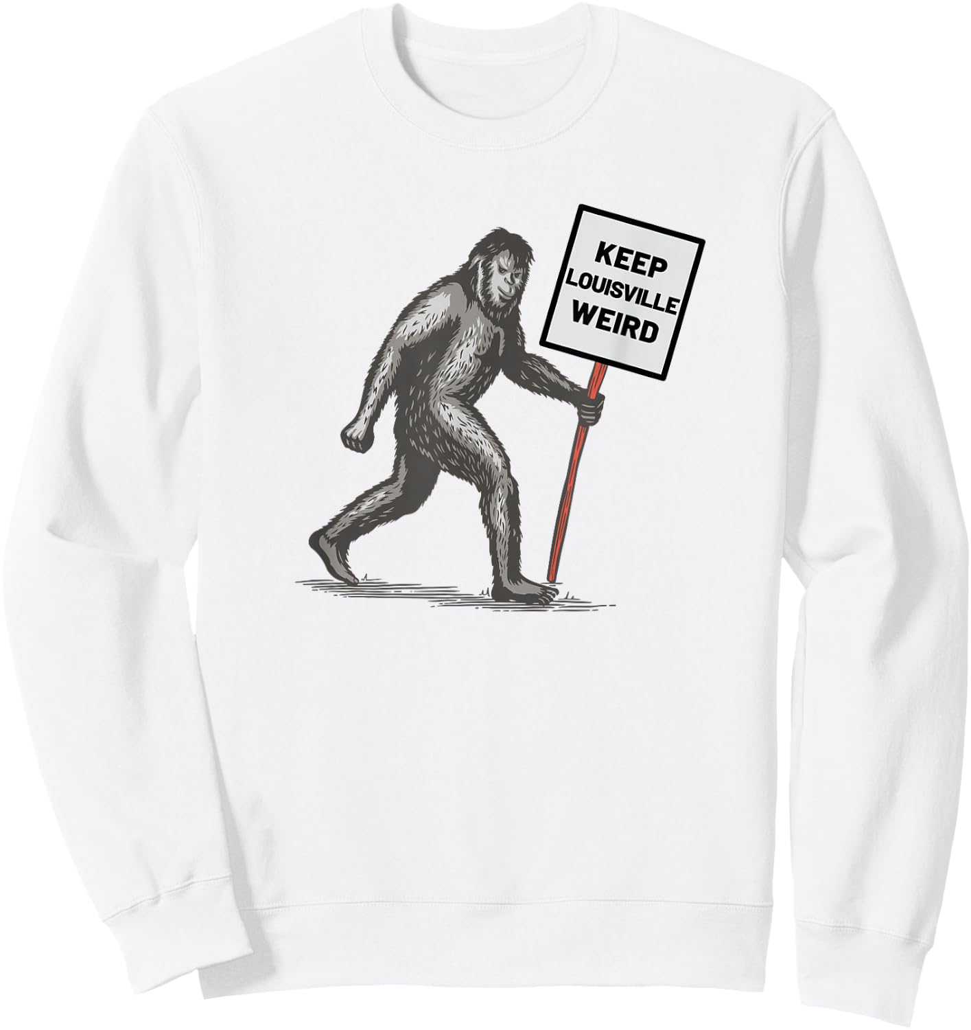 Keep Louisville Weird Sweatshirt - Sweatshirt | White