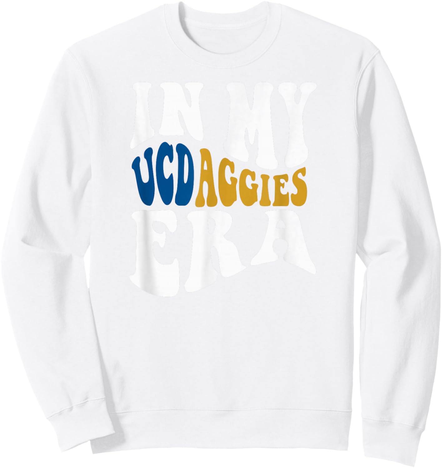 UC Davis Aggies Era Gray Officially Licensed Sweatshirt - Sweatshirt | White