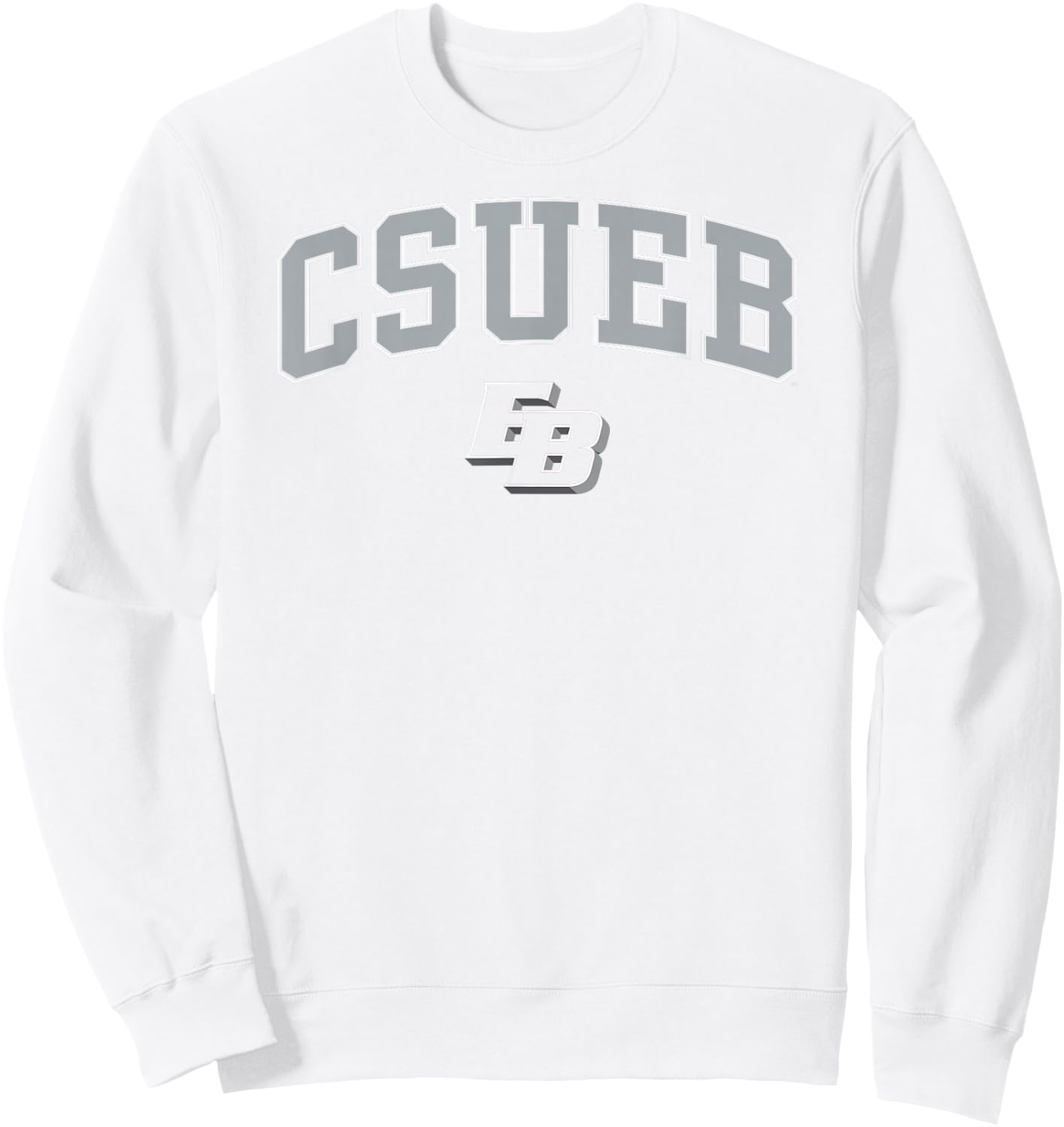 Cal State East Bay Pioneers Arch Over Red Sweatshirt - Sweatshirt | White