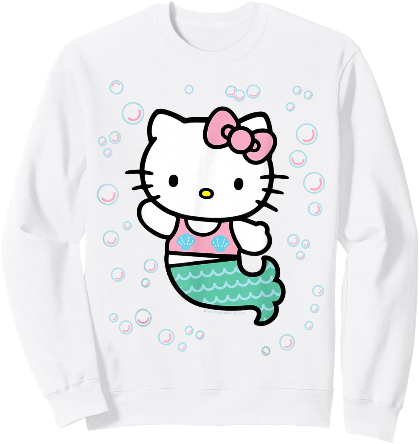 Hello Kitty Mermaid Shirt Sweatshirt - Sweatshirt | White