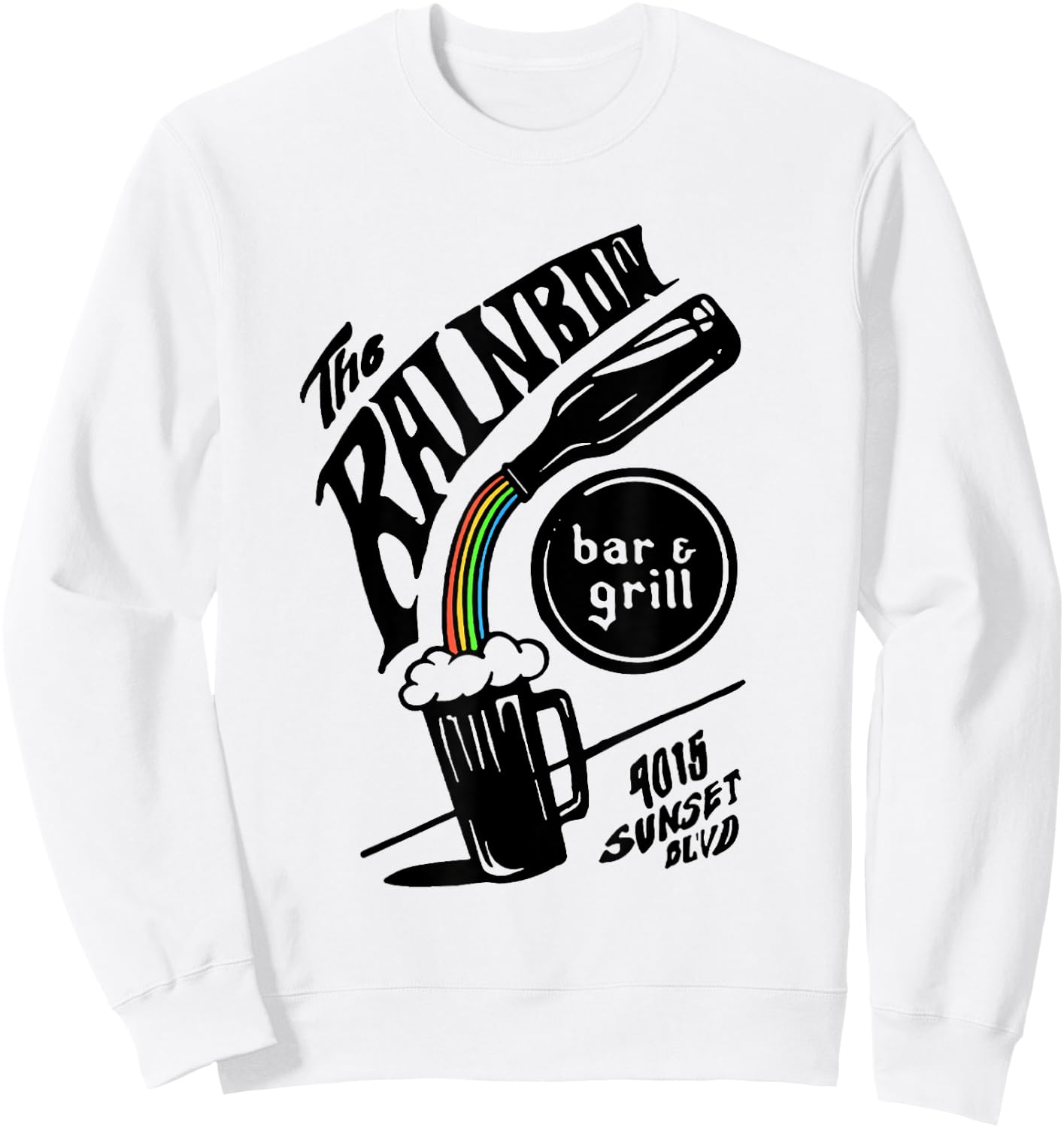 The Rainbow Room - Pour Me One Sweatshirt - Sweatshirt | White