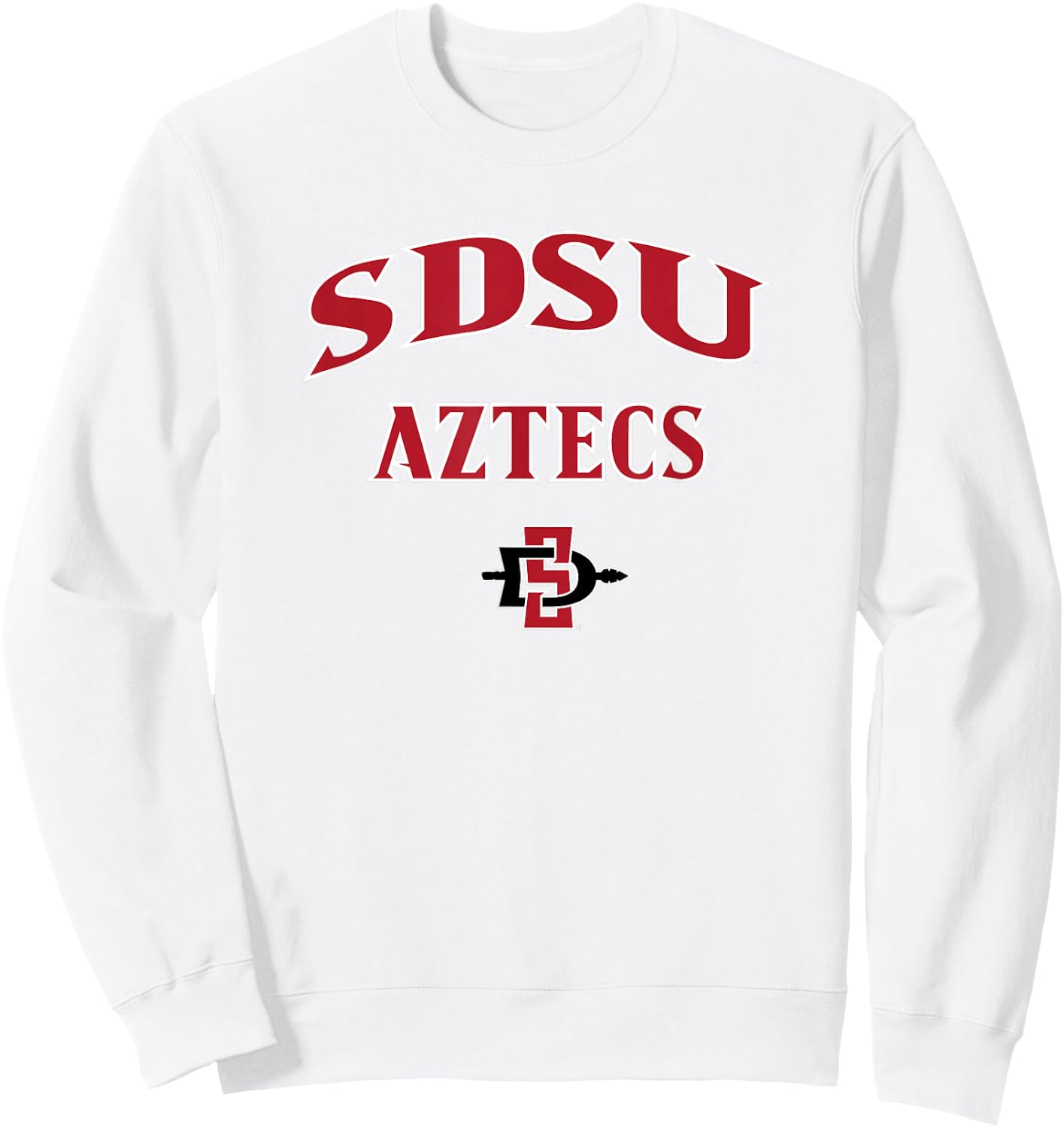 San Diego State Aztecs SDSU Gray Officially Licensed Sweatshirt - Sweatshirt | White