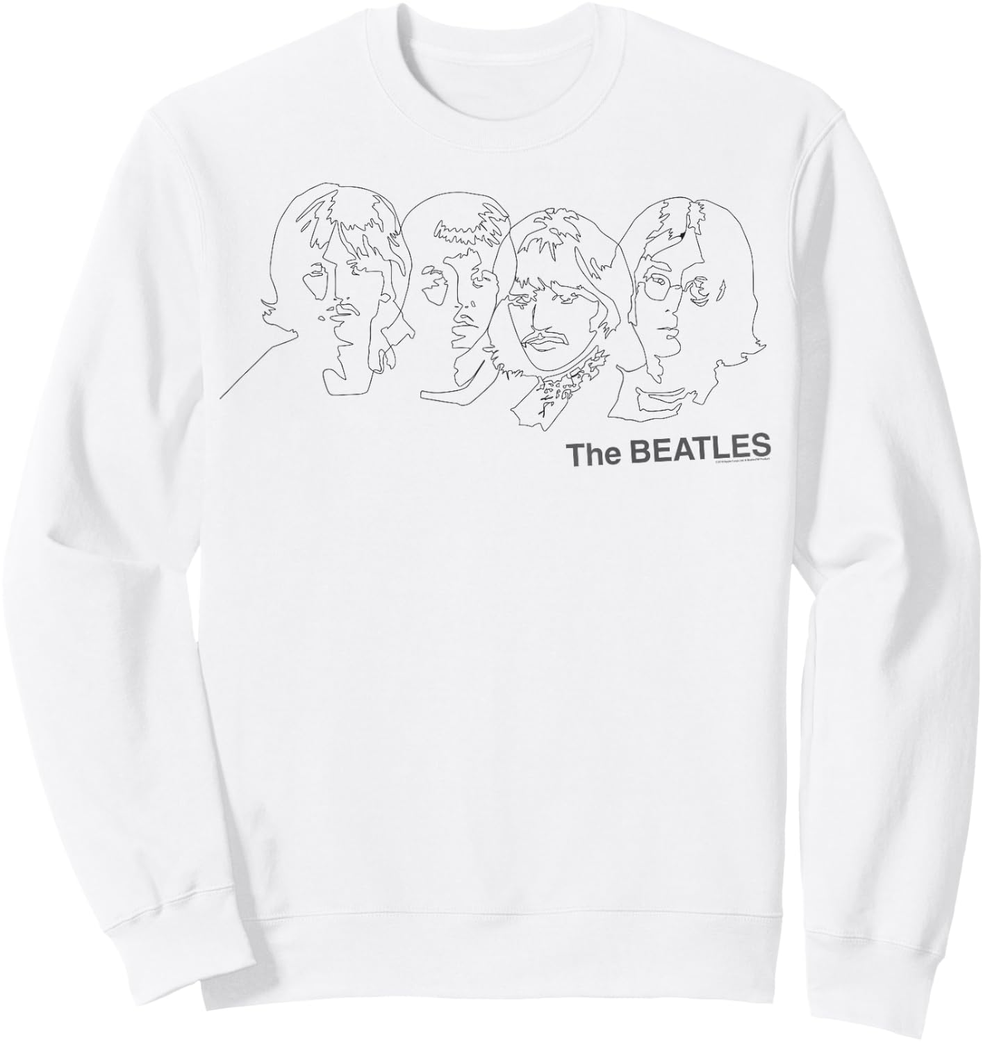 The Beatles Structure Sweatshirt - Sweatshirt | White